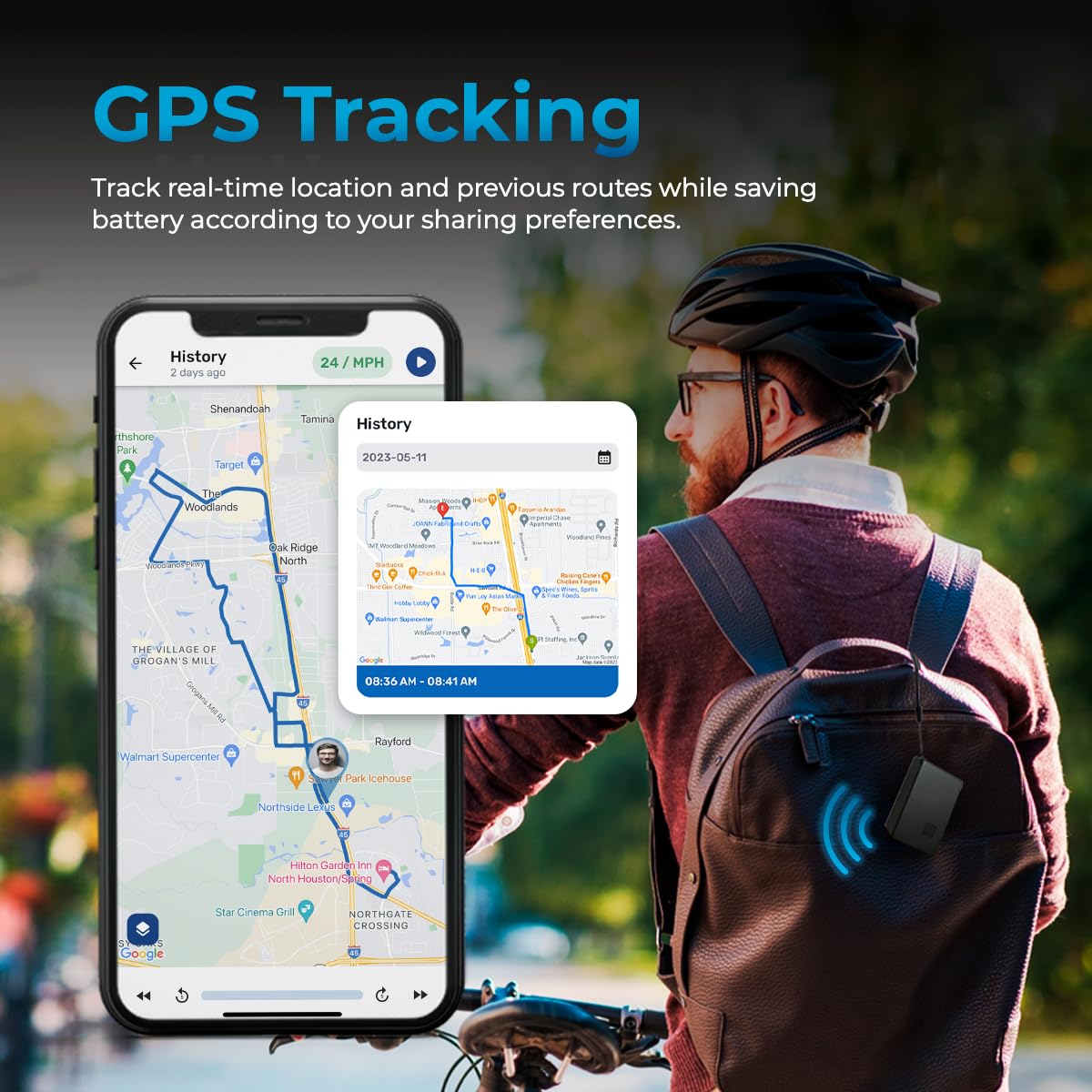 Gps Tracker   Autosky   Portable, Compact And Durable Motorcycle And Car Tracker   Splashproof   Built In Magnet   4G Lte Real T
