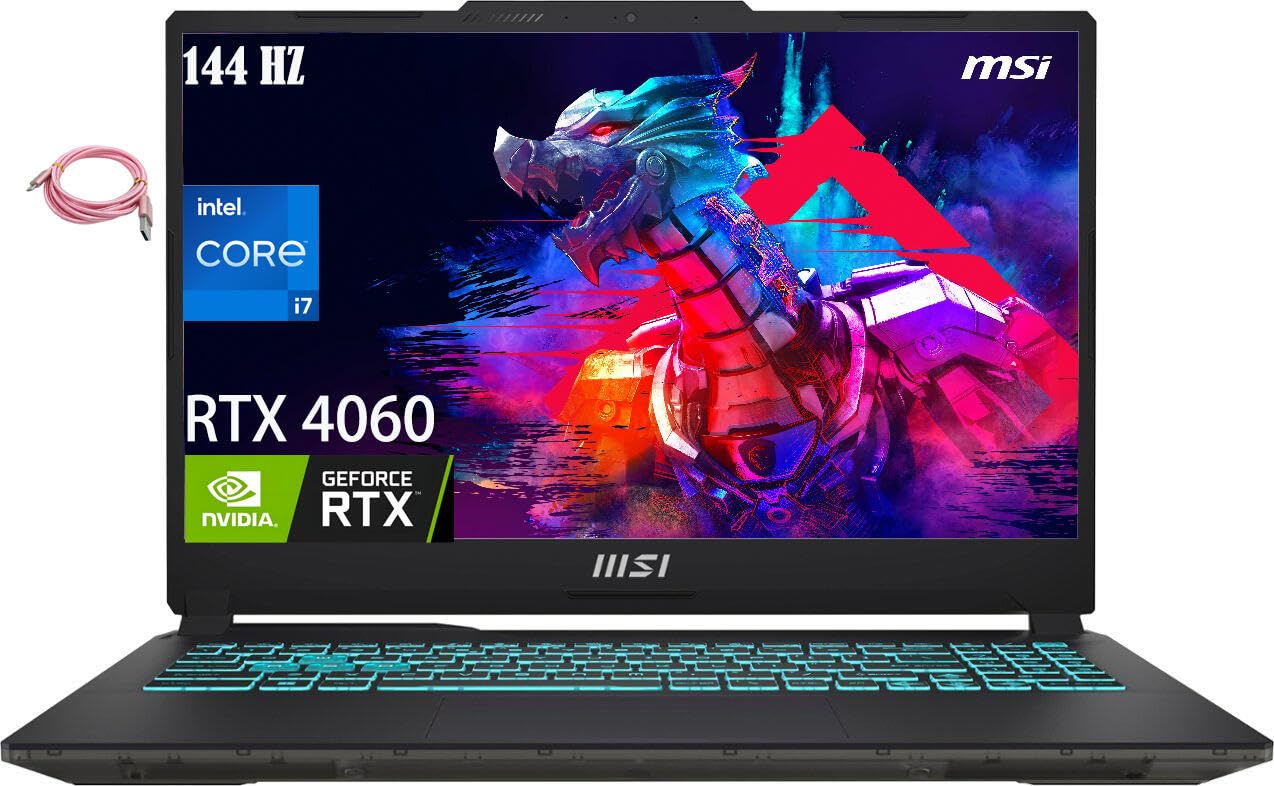 Msi 2023 Cyborg Gaming Laptop, 15.6'' Fhd 144Hz Fhd Ips Type Display, Nvidia Geforce Rtx 4060,Intel Core I7 12650H, 64Gb Ddr5, 2