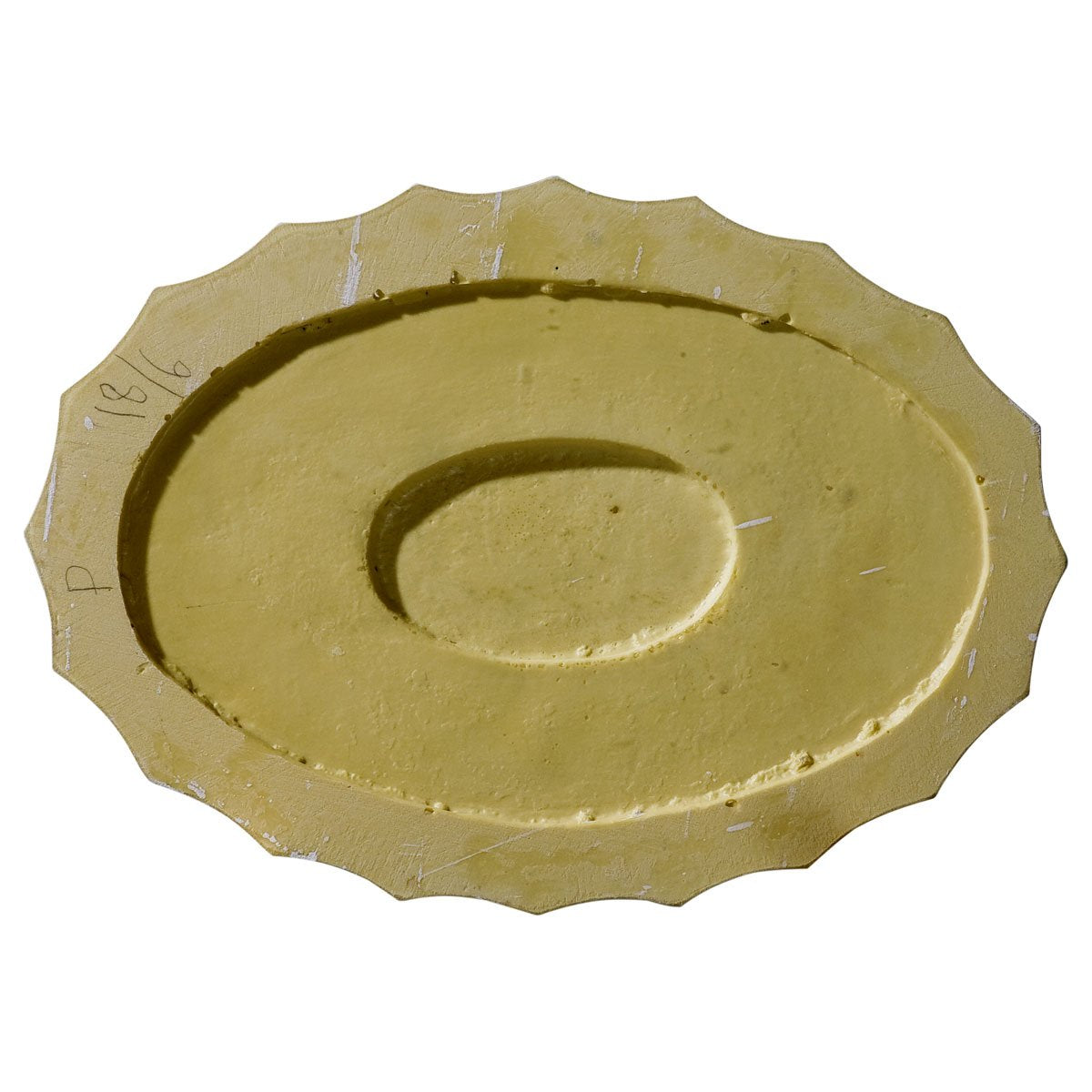 Ekena Millwork Cm16Ox Oxford Ceiling Medallion, 16 7/8'' W X 11 3/4'' H X 1 1/2'' P, Factory Primed