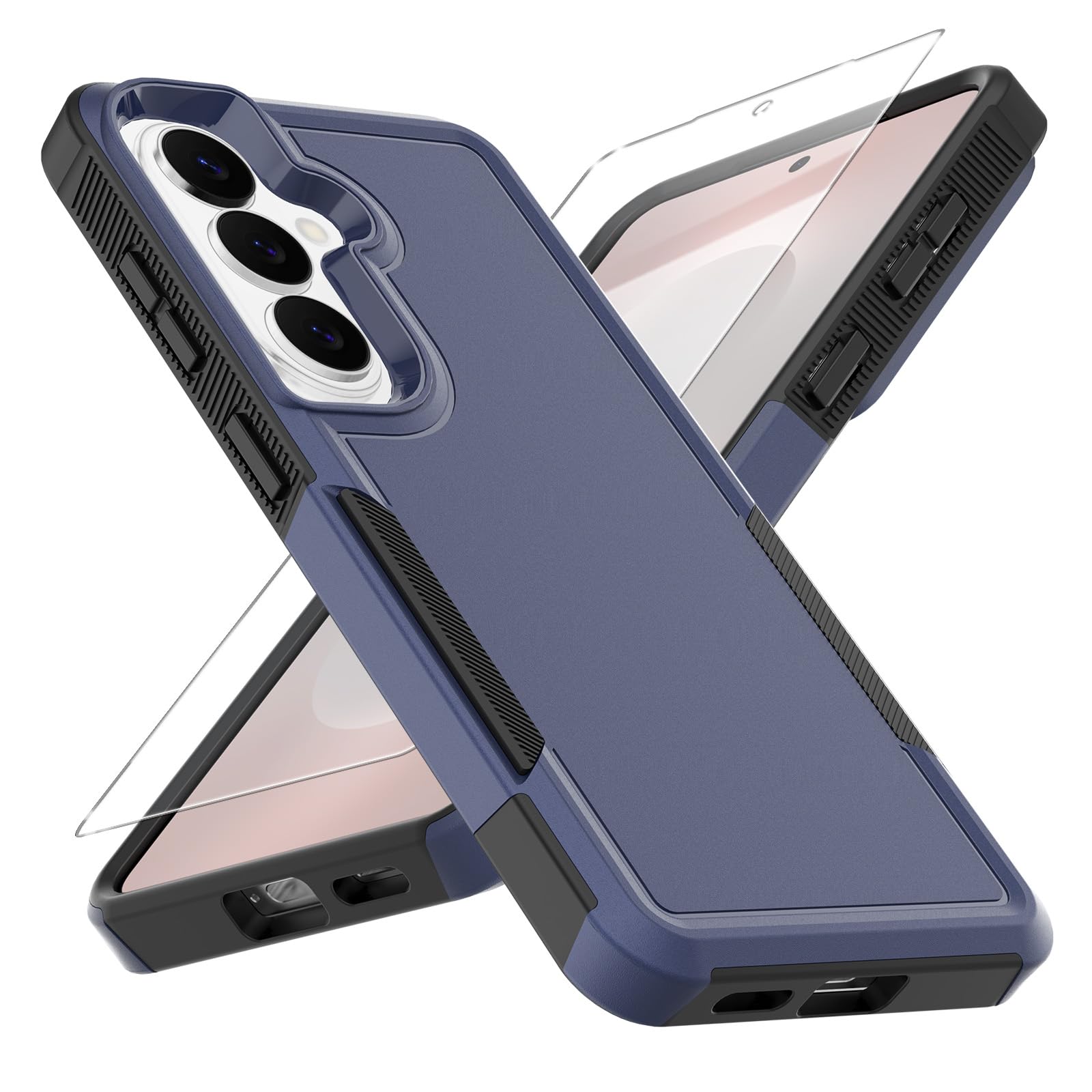 for Samsung Galaxy S26 Case,S26 Case,[Military Grade Drop Tested] with HD Screen Protector,Dual Layer Protective Heavy Duty Cell