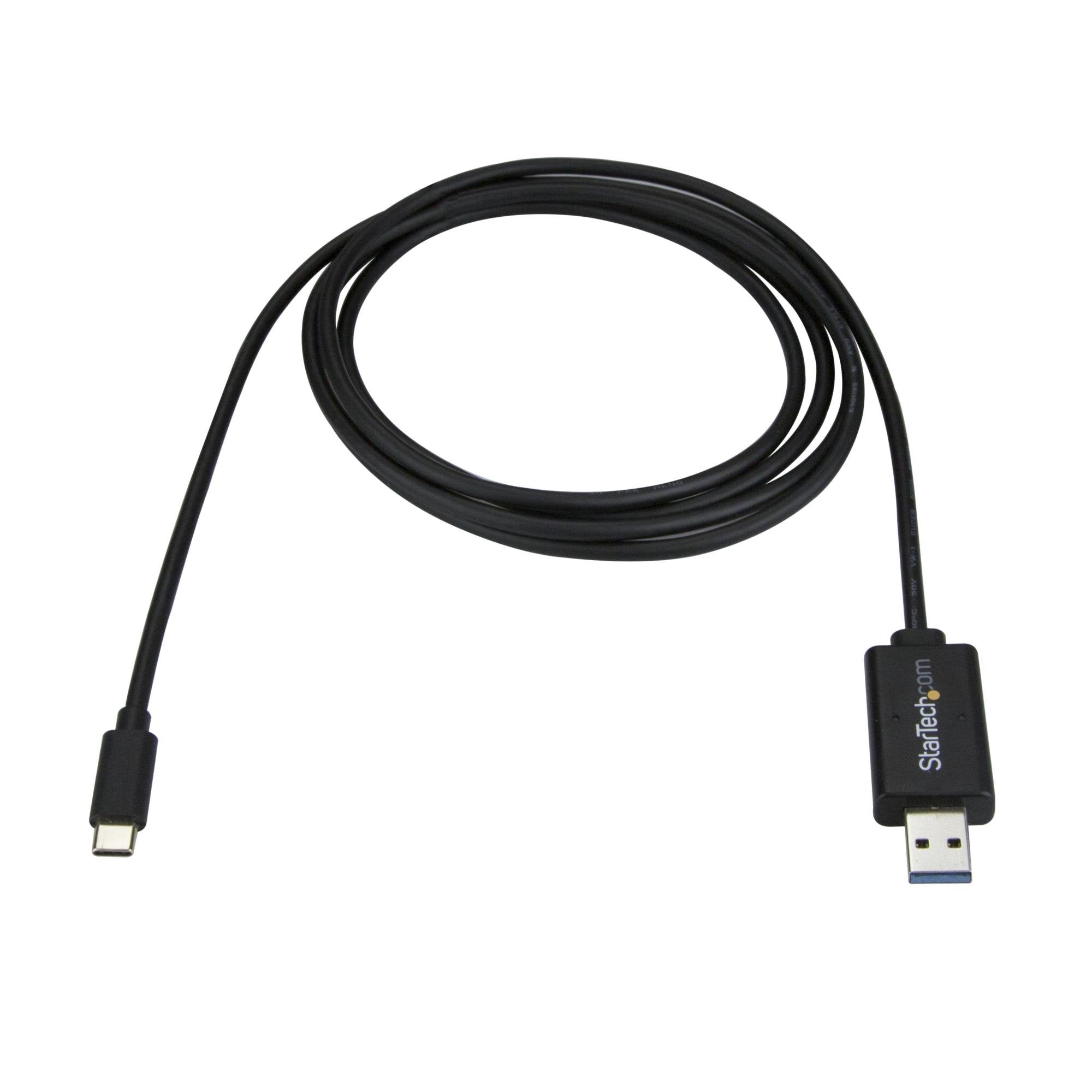 Startech.Com Usb C To Usb Data Transfer Cable   Mac/Windows   Usb 3.0   Windows Easy Transfer Cable   Mac Data Transfer (Usbc3Li