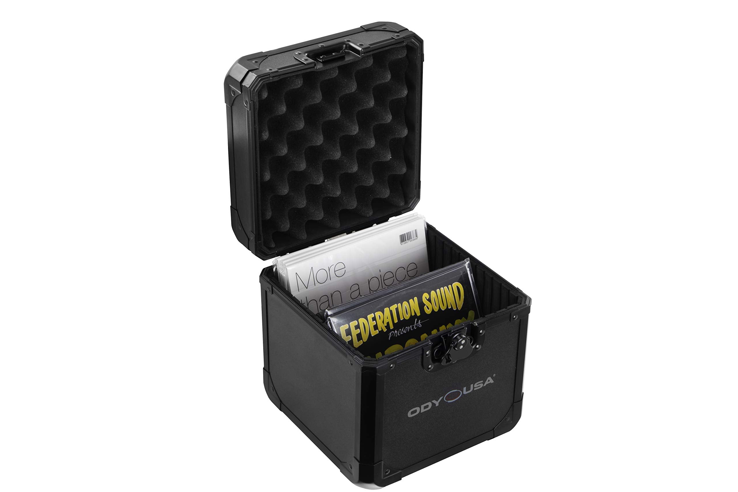 Odyssey Cases 7 Vinyl/Utility Black Krom Case Holds 60 Records