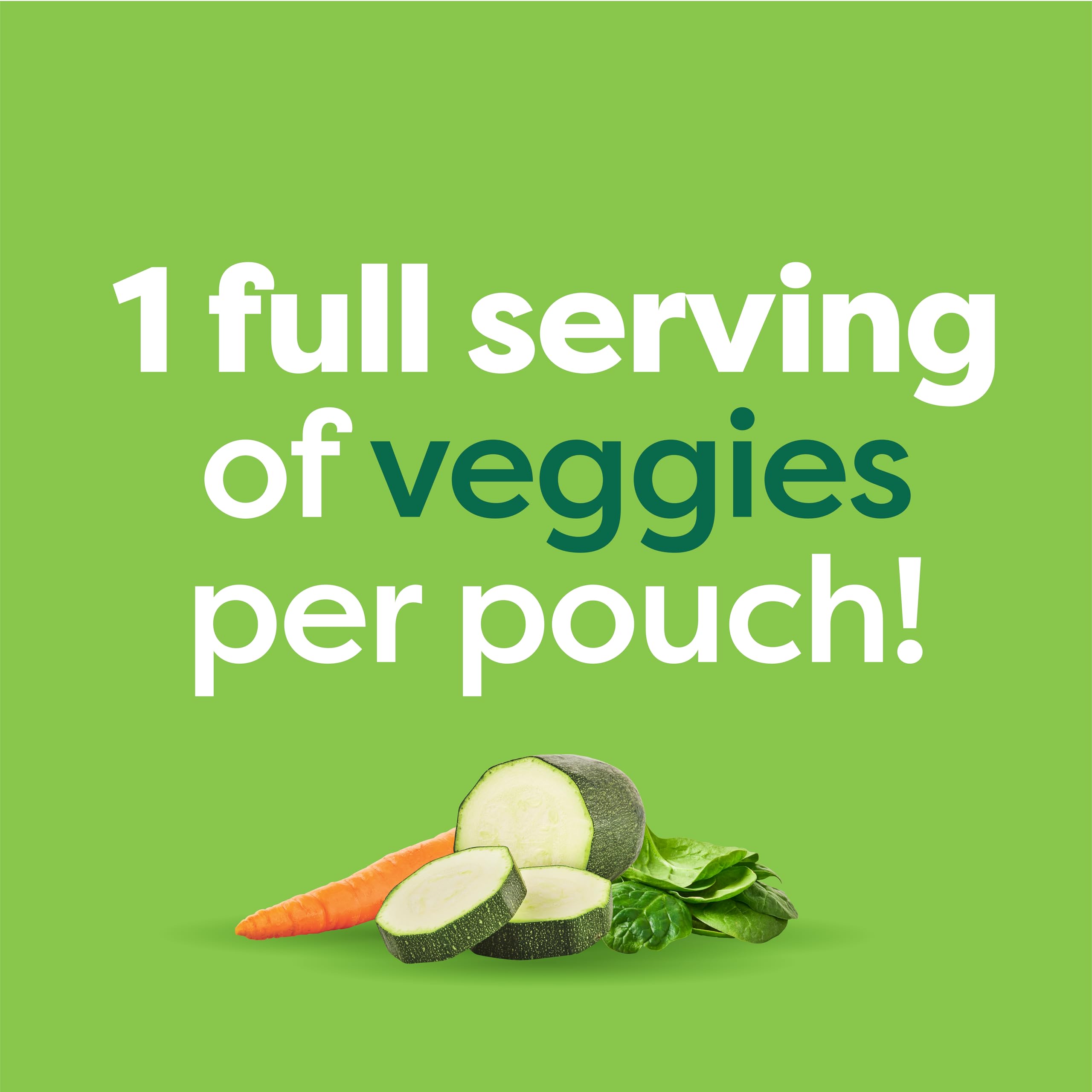 Beech-Nut Baby Food Pouches Variety Pack, Veggie Purees, 3.5 Oz (18 Pack)