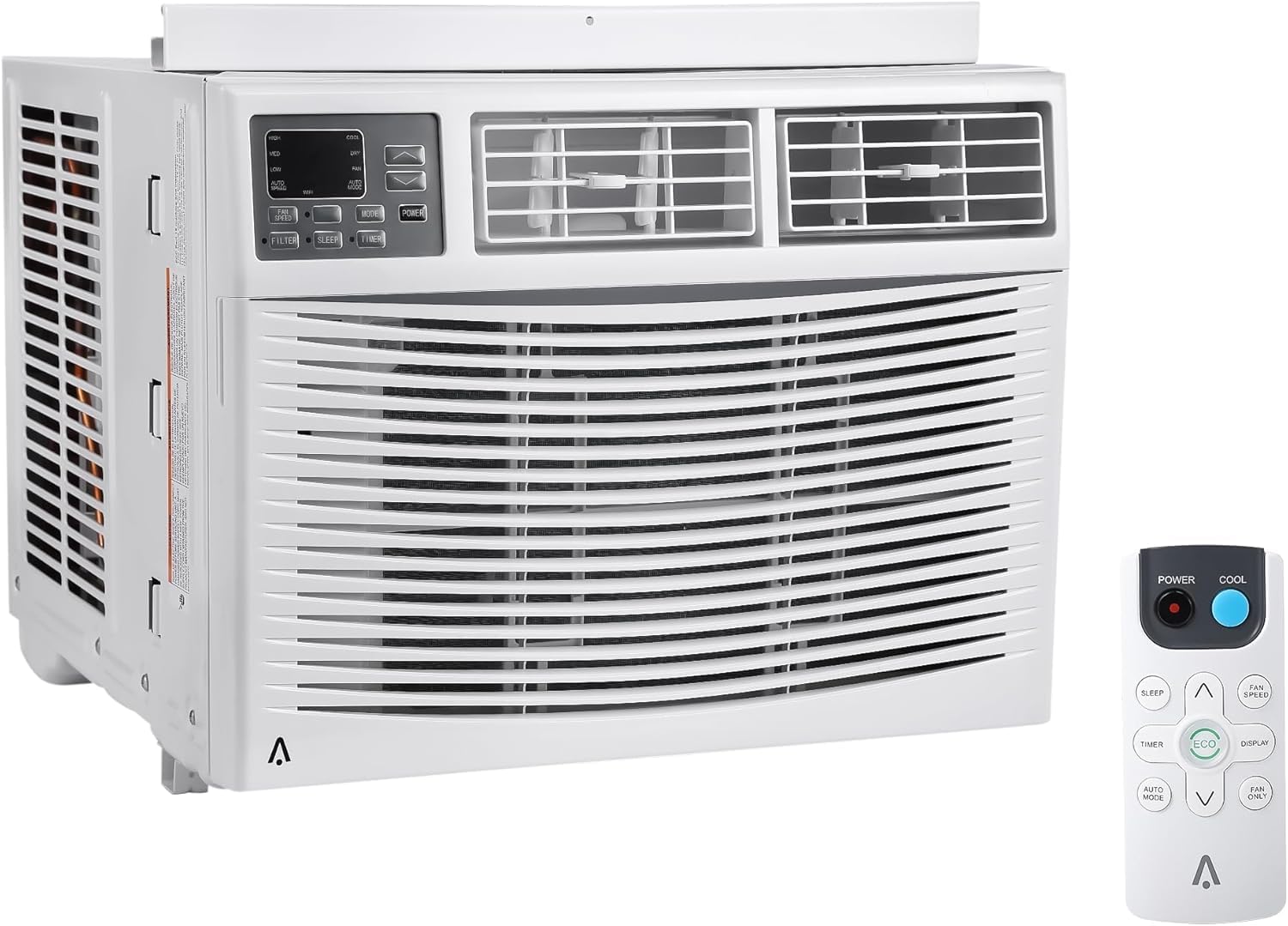 10000 Btu Window Air Conditioner for Home Windows, Window-Mounted Window Ac Unit with Remote & App Control, Sleep, Timer Modes,