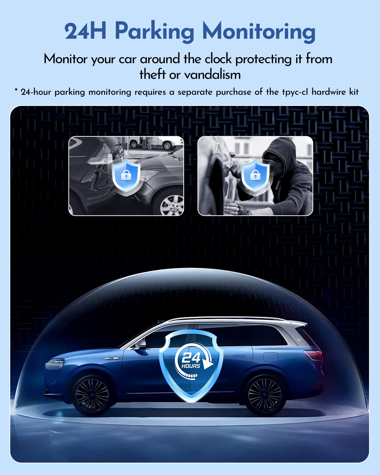 Pgyioo! Dash Cam, Dash Cam Front And Rear,4K+2.5K Ultra Hd Dash Camera,175+160 Wide Angle, Car Camera, Included 32Gb Sd Card, Ni