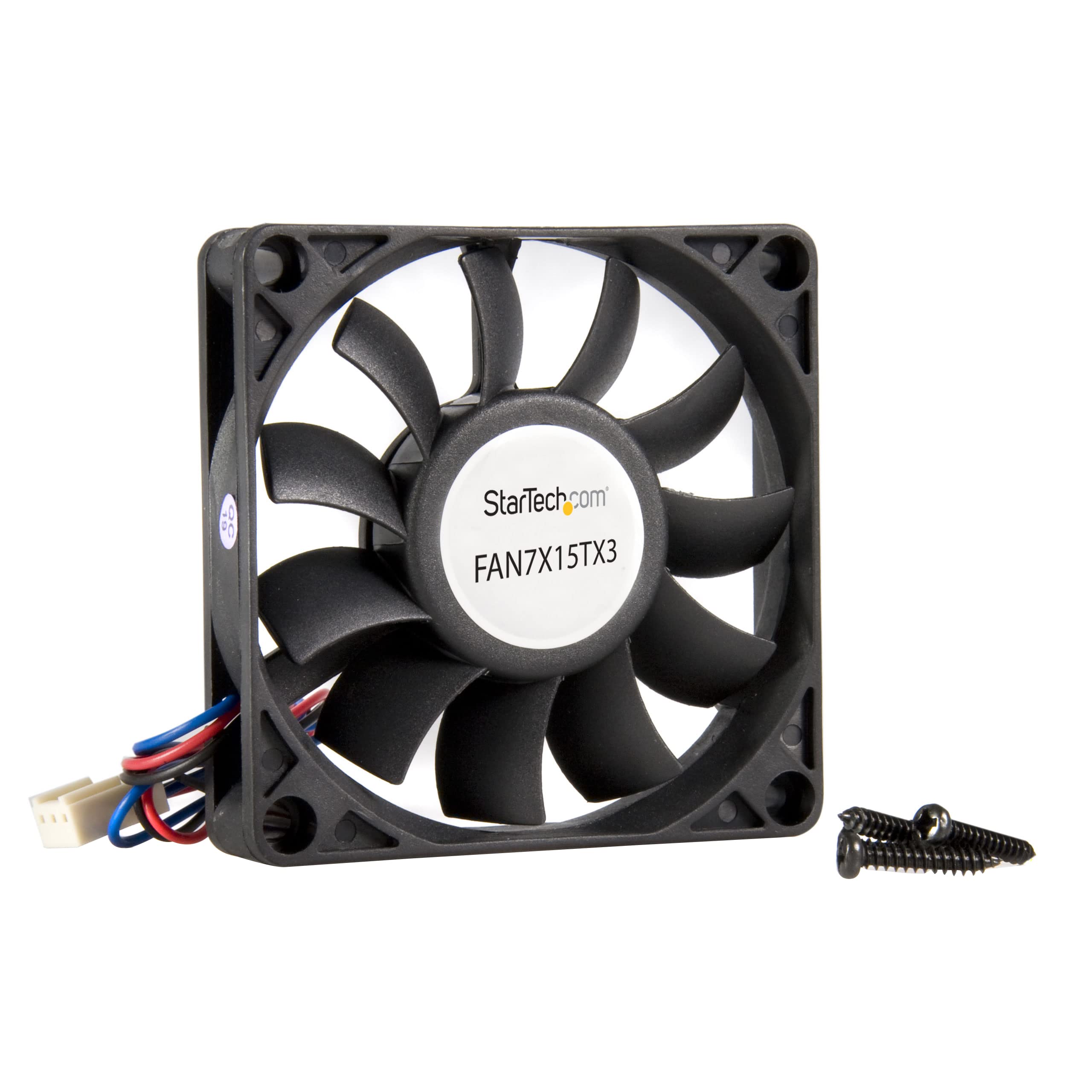 Startech.Com 70X15Mm Replacement Ball Bearing Computer Case Fan W/ Tx3 Connector   3 Pin Case Fan   Tx3 Fan   70Mm Fan (Fan7X15T