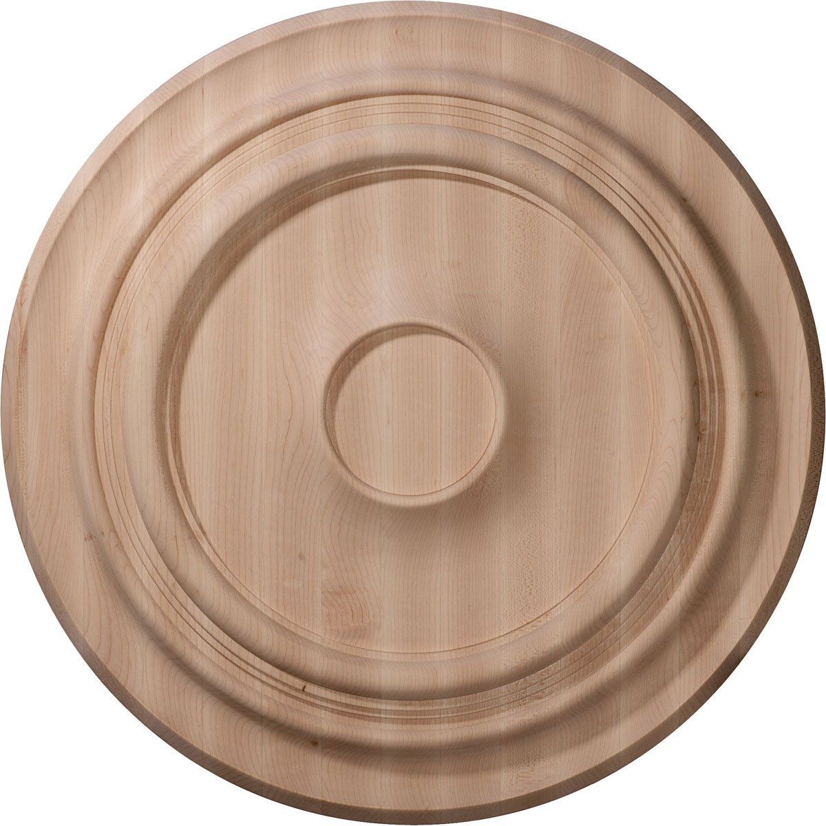 Ekena Millwork 16''Od X 1 1/8''P Carved Traditional Ceiling Medallion, Red Oak (Fits Canopies Up To 3 3/8'')