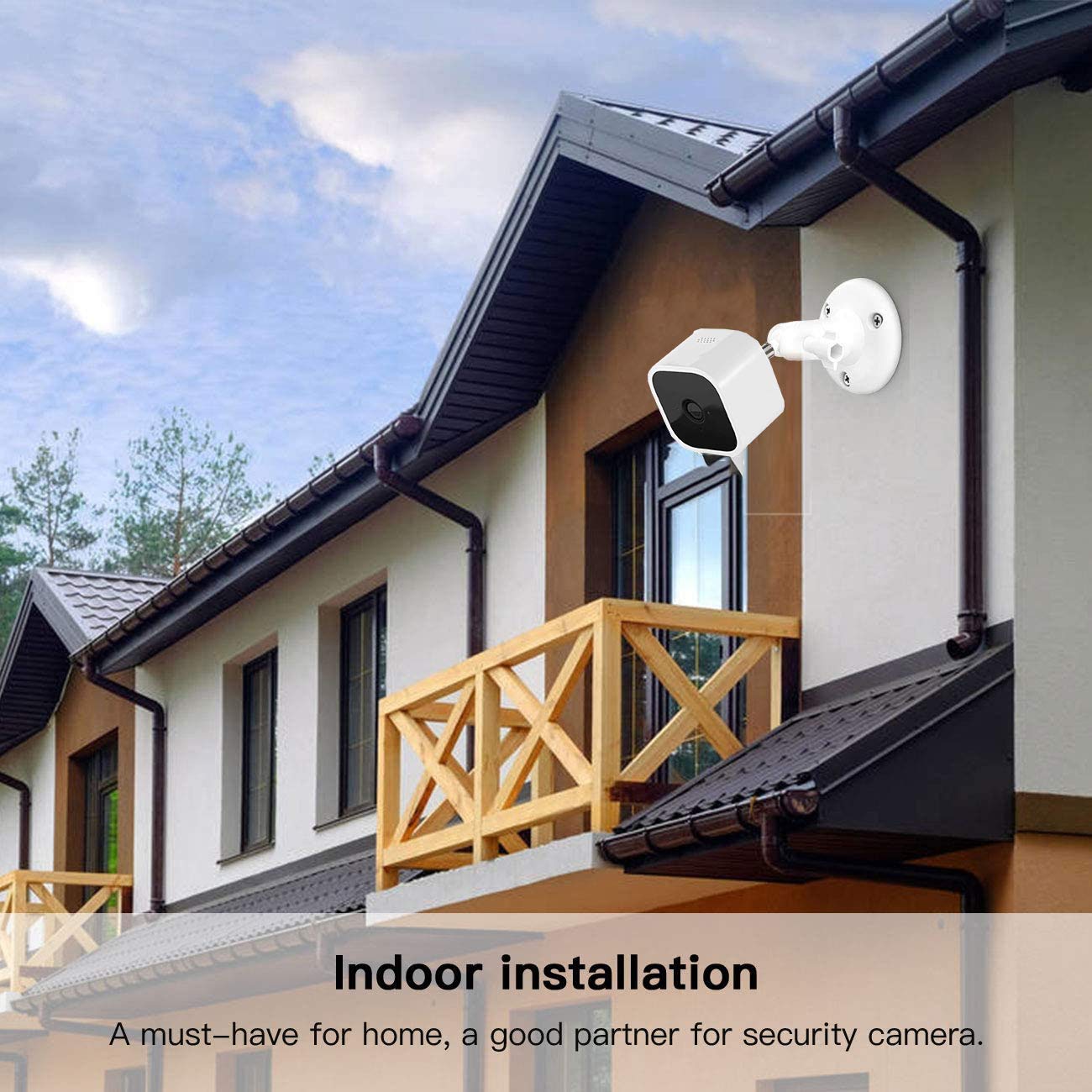 Holaca Wall Mount For Blink Mini All New Blink Indoor Cam   Adjustable Indoor/Outdoor Blink Home Security Camera Mounting Bracket (3 Pack)