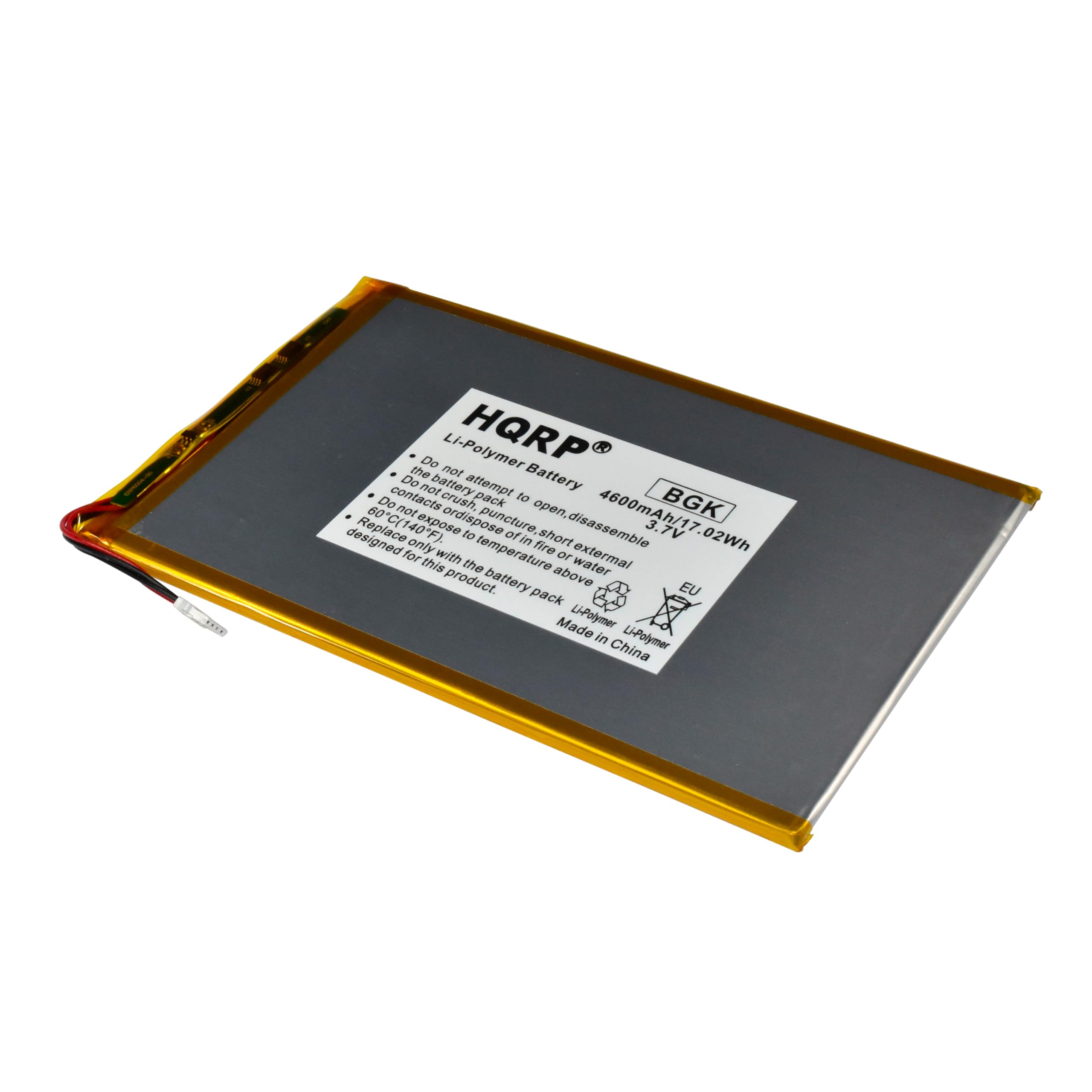 Hqrp Battery Fits Rca Cambio 10.1 W101Sa23T1 Tablet 3.7V 4600Mah