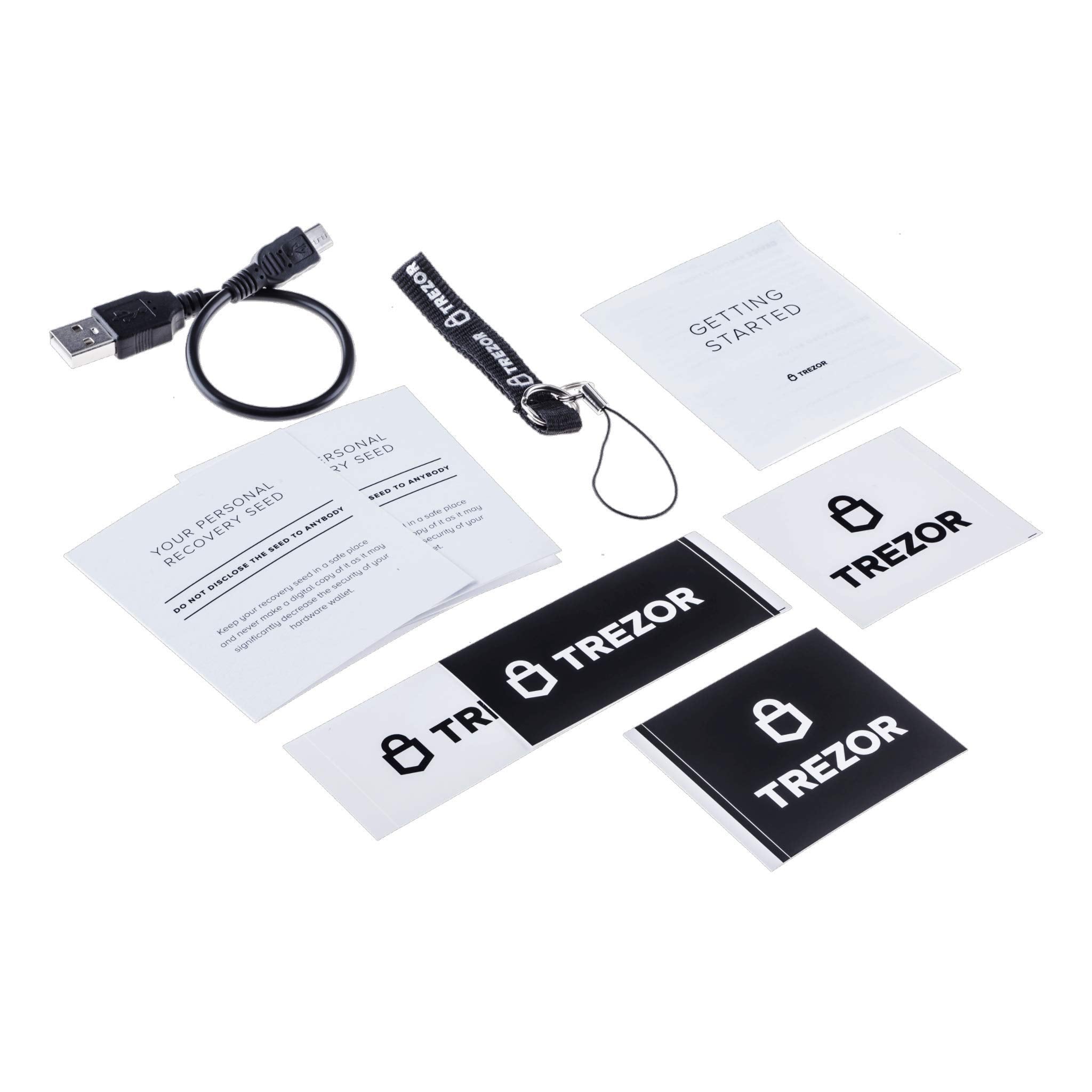 Billfodl Trezor One Cryptocurrency Hardware Wallet & Cold Seed Storage Alloy Steel Black