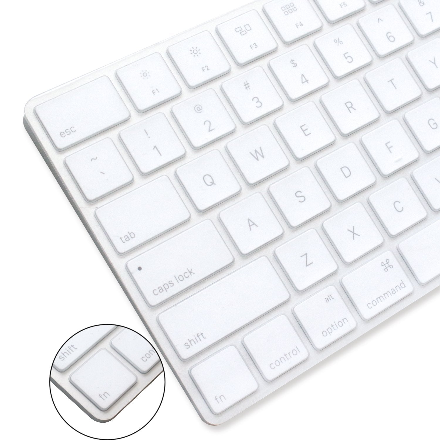 Proelife Ultra Thin Silicone Keyboard Protector Cover Skin For Apple Magic Keyboard & Magic Keyboard 2 (U.S Version, Model: Mla2