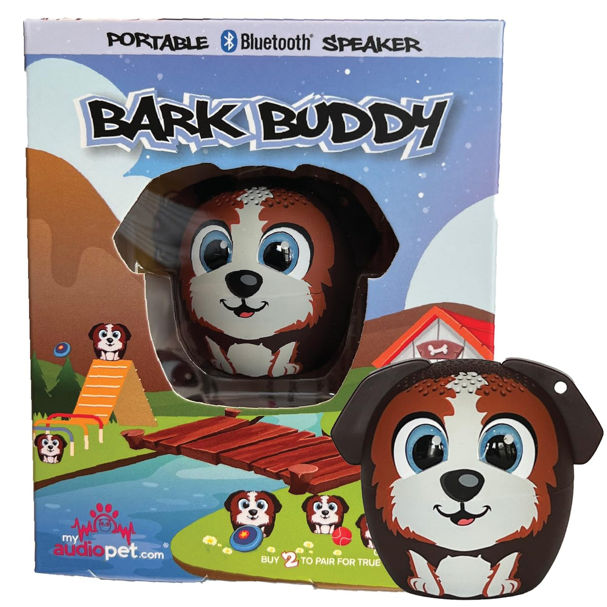 My Audio Pet Mini Bluetooth Animal Wireless Speaker For Kids Of All Ages   True Wireless Stereo   Pair With Another Tws Pet For Powerful Rich Room Filling Sound (Purrfect Pitch Cat)