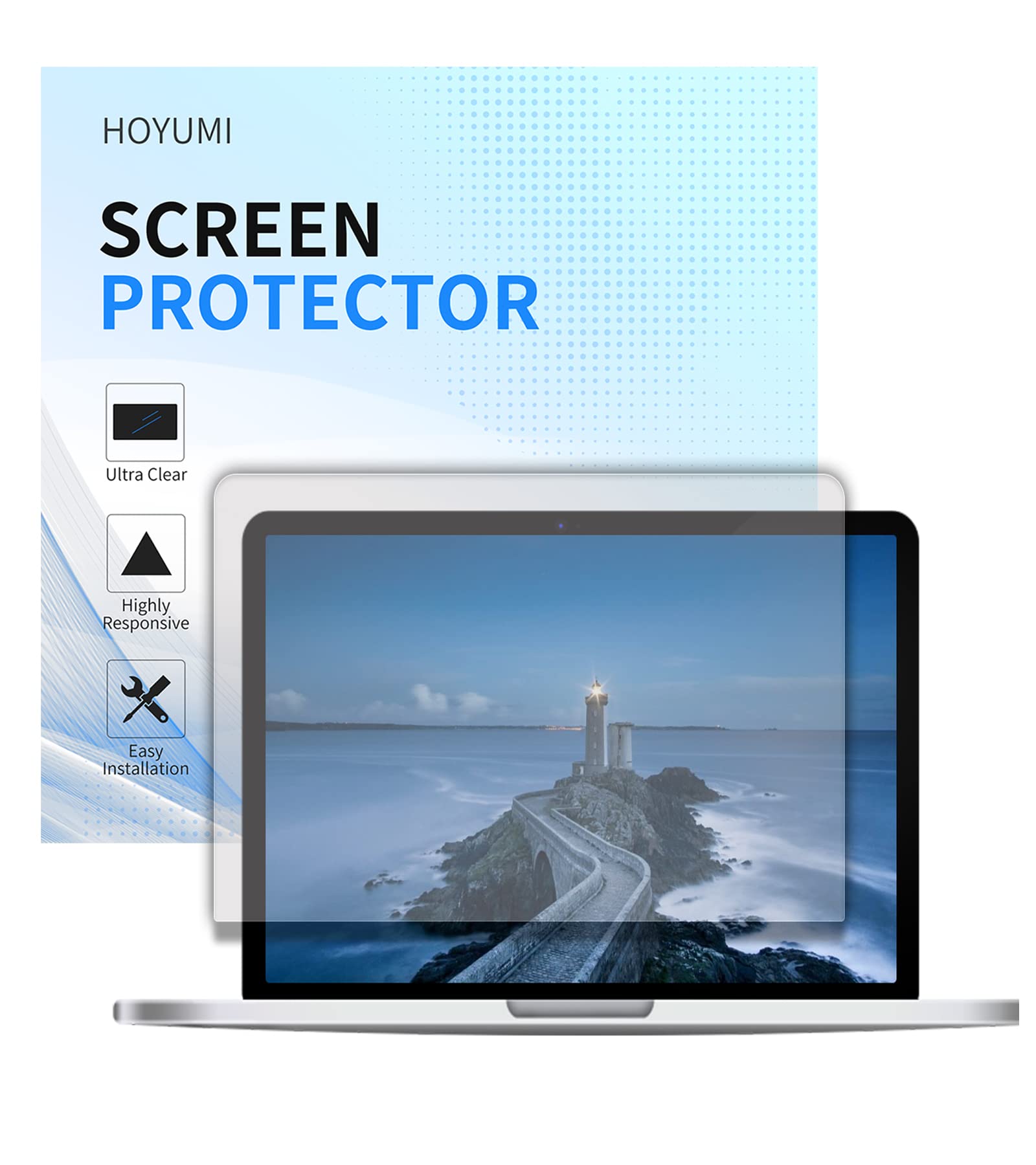 Hoyumi Screen Protector For Asus Tuf 15.6 Inch Gaming Laptop Anti Bluelight 2Pcs (15.6 Inch Anti Bluelight)