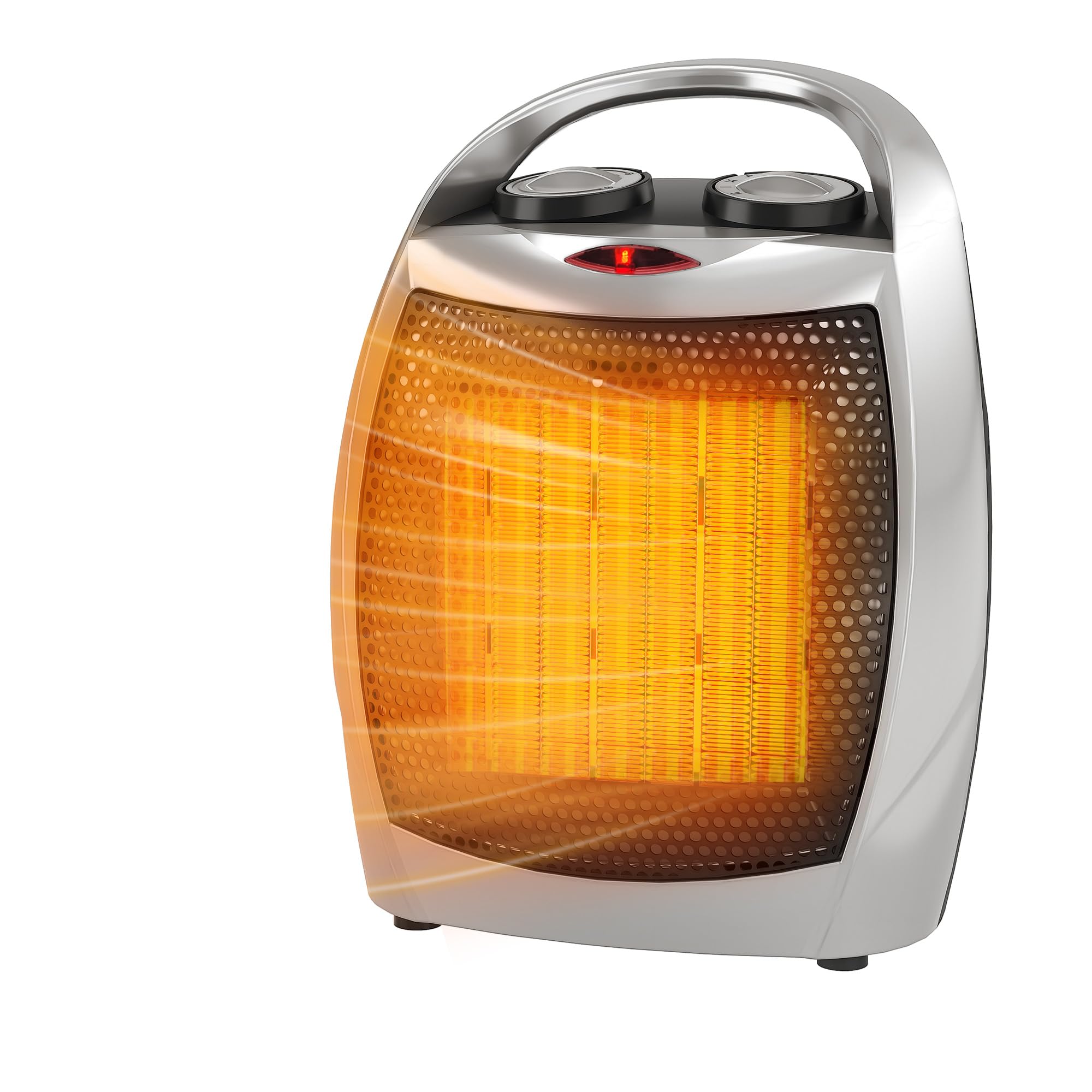 GarveeTech Space Heater - Greenhouse Heater, Heater with Fan, for Small Room 2 Speed Adjustable Fast Heating, Safe Quiet with Ti