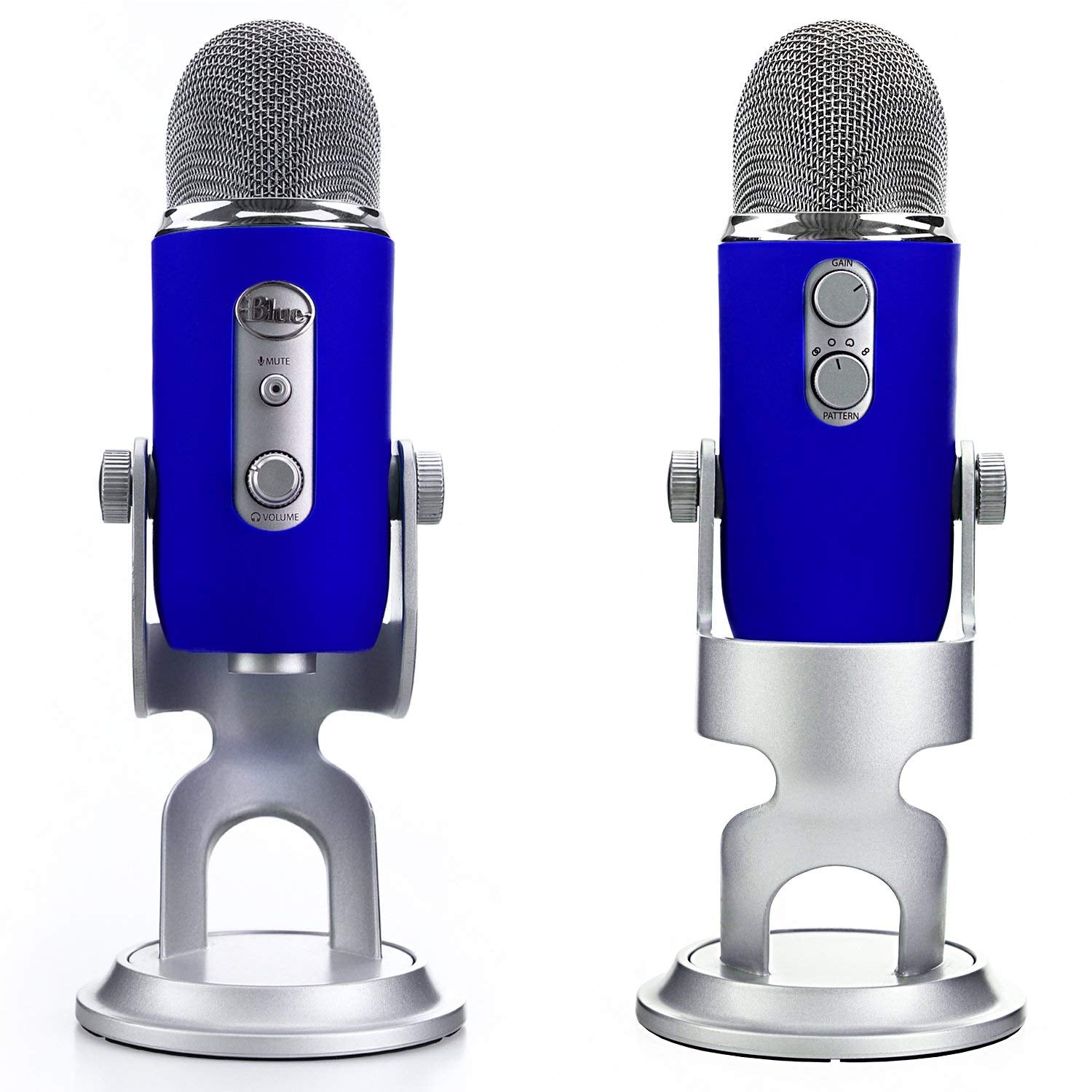 YOUSHARES Blue Yeti Protector   Full Protection Silicon Cover for Yeti & Yeti Pro Microphone (Yeti Blue)