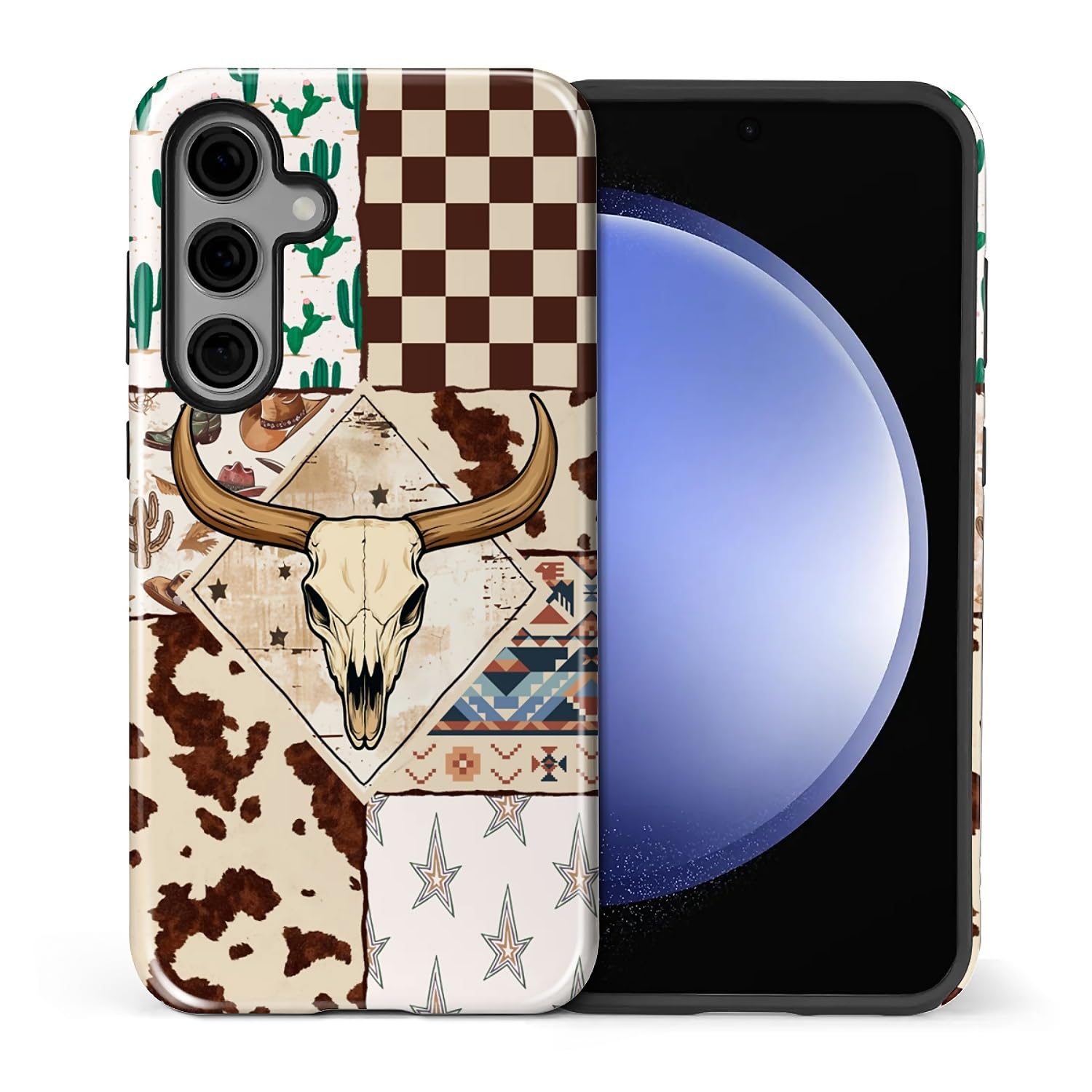 Flivro Case for Samsung Galaxy S25, 2 in 1 PC Hard Shell & Silicone Inner Bumper, AntiScratch Fullbody Cover Shockproof Slim Des