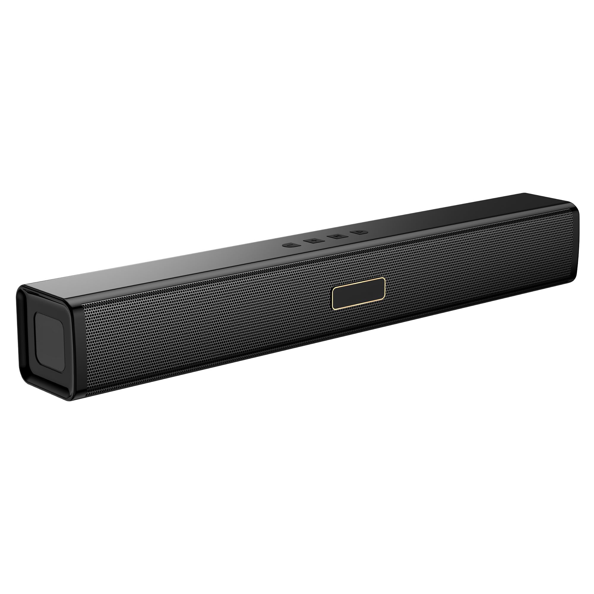 Computer Speakers for Desktop PC, 2.0 Channel PC Speakers with Dual Bass Diaphragm, Bluetooth 6.0 & 3.5mm Auxin PC Soundbar, Co