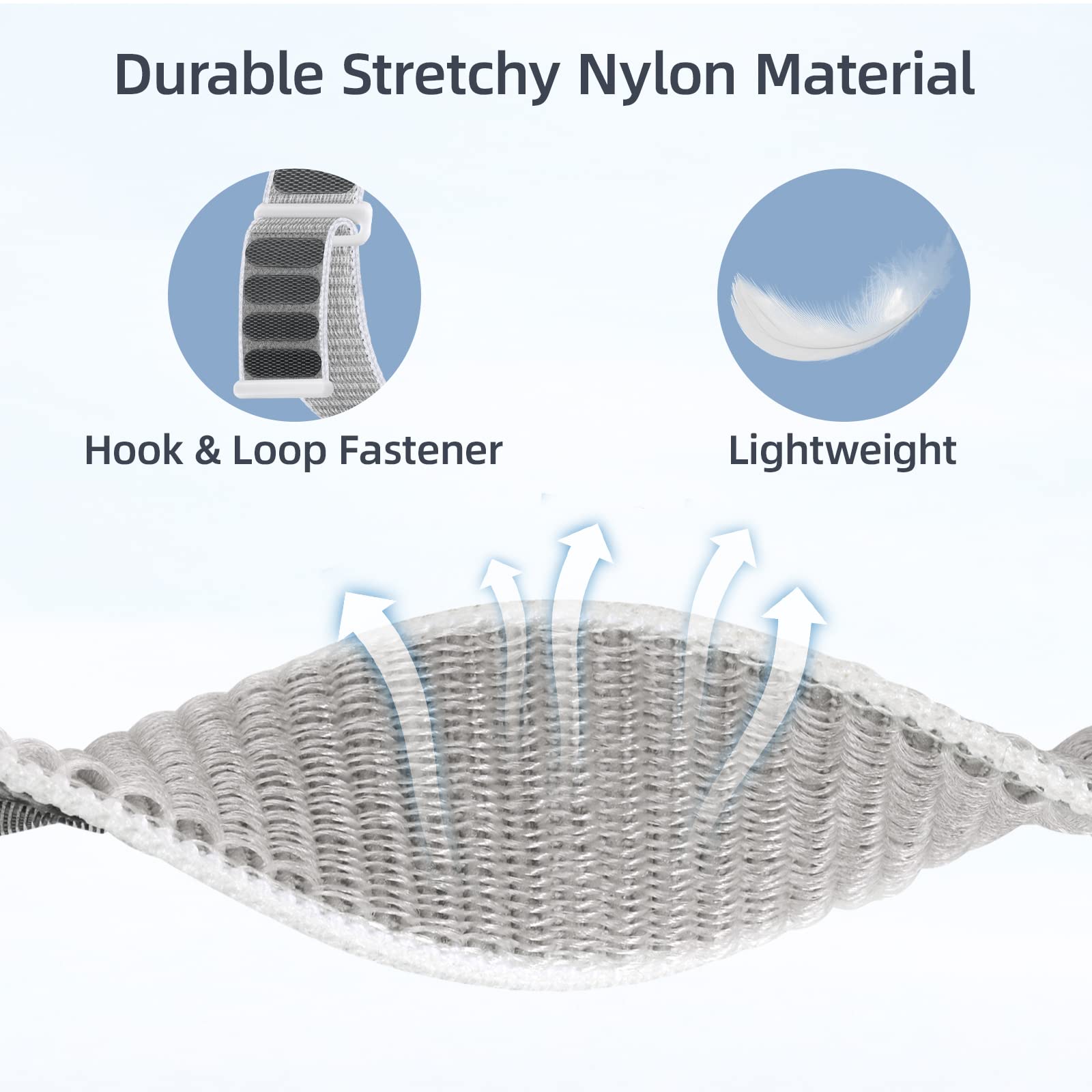 Wjk Compatible With Iwatch Bands Women Men, Stretchy Braided Nylon Straps Compatible With Apple Watch Series 7 Band 38Mm 40Mm 44