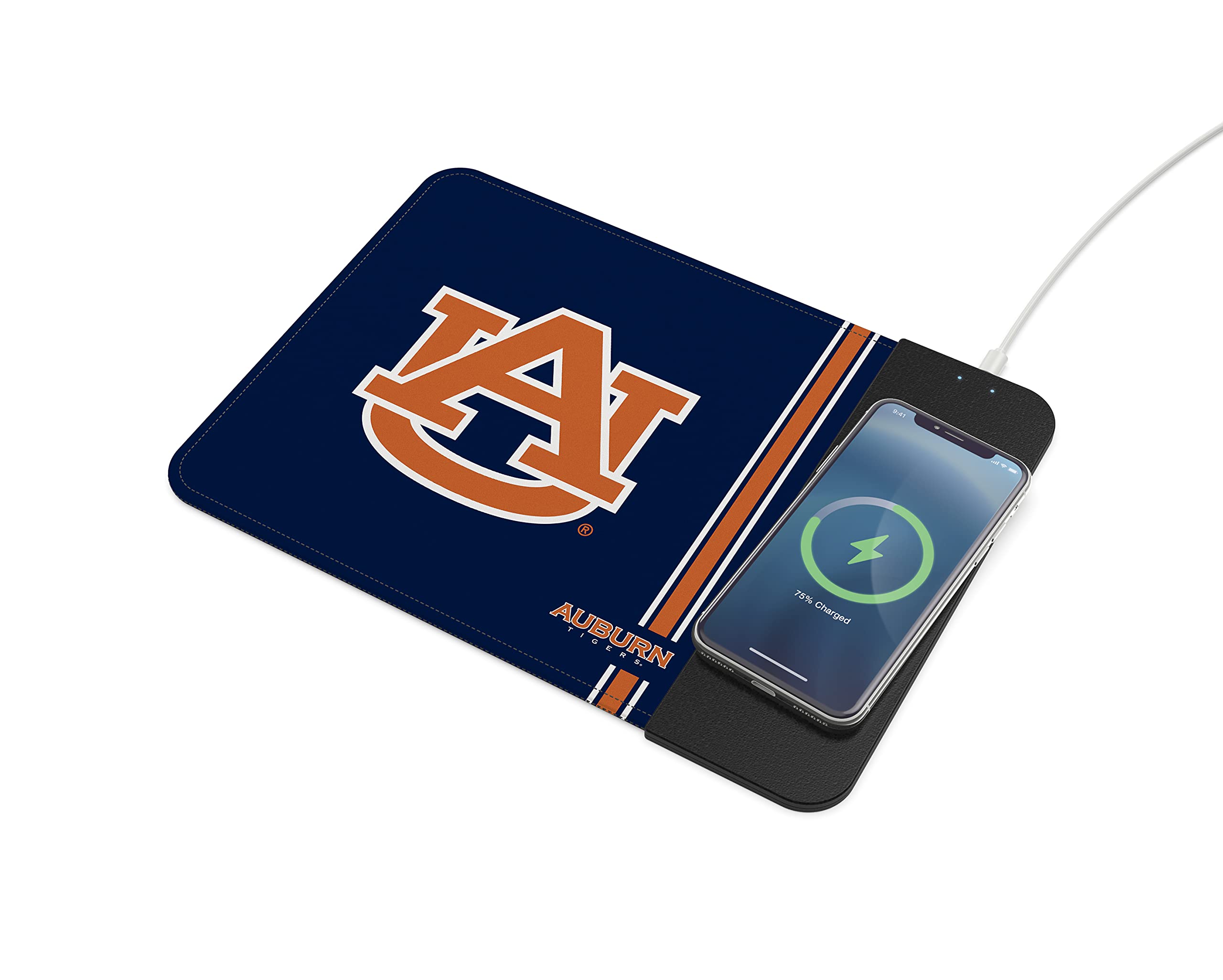 Soar Ncaa Wireless Charging Mouse Pad, Auburn Tigers