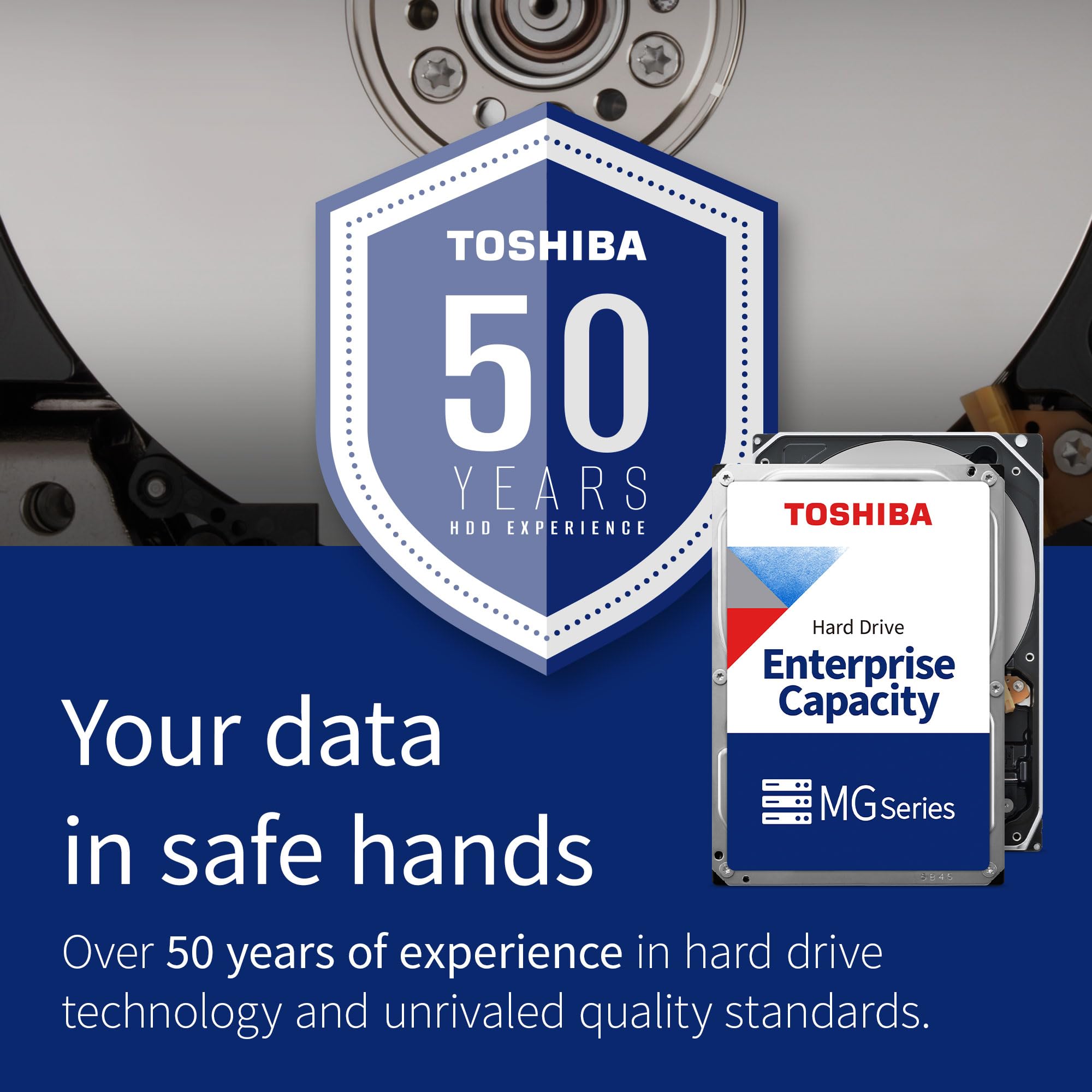Toshiba Mg Series Enterprise 10Tb 3.5 Sata 6Gbit/S Internal Hdd 7200Rpm 550Tb/Year 24/7 Operation. Mg06Aca10Te