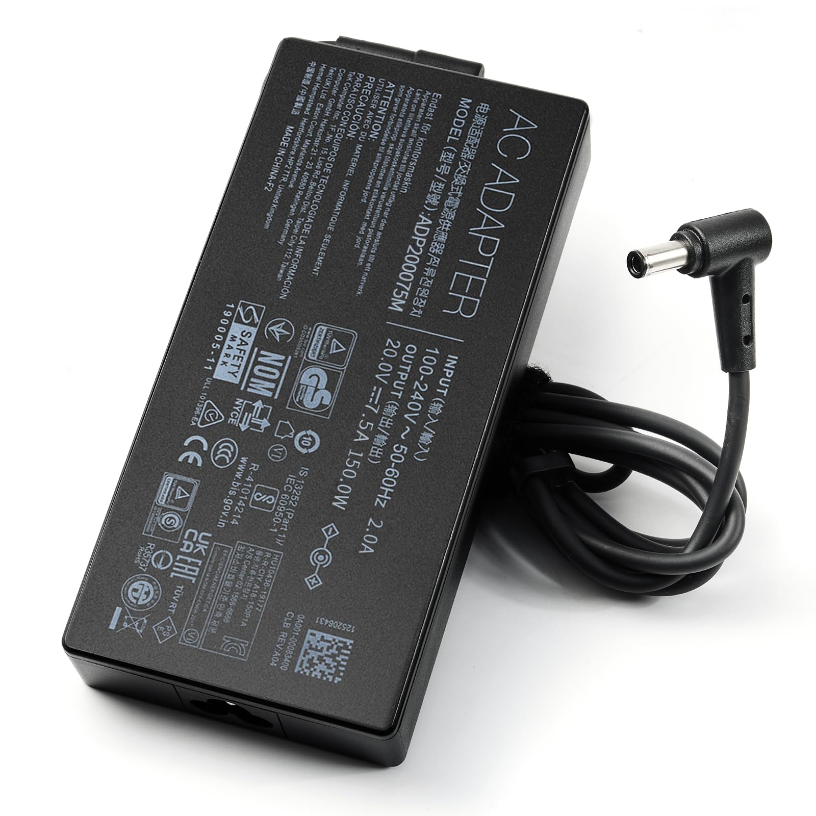 Hnhtkj 150W Charger Fit For Asus Rog Strix G G531Gt G731Gt Tuf Gaming F15 Fx506Hf F17 Fx706Li A15 Fa506Ih Fa506Ii A17 Fa706Ii, 2
