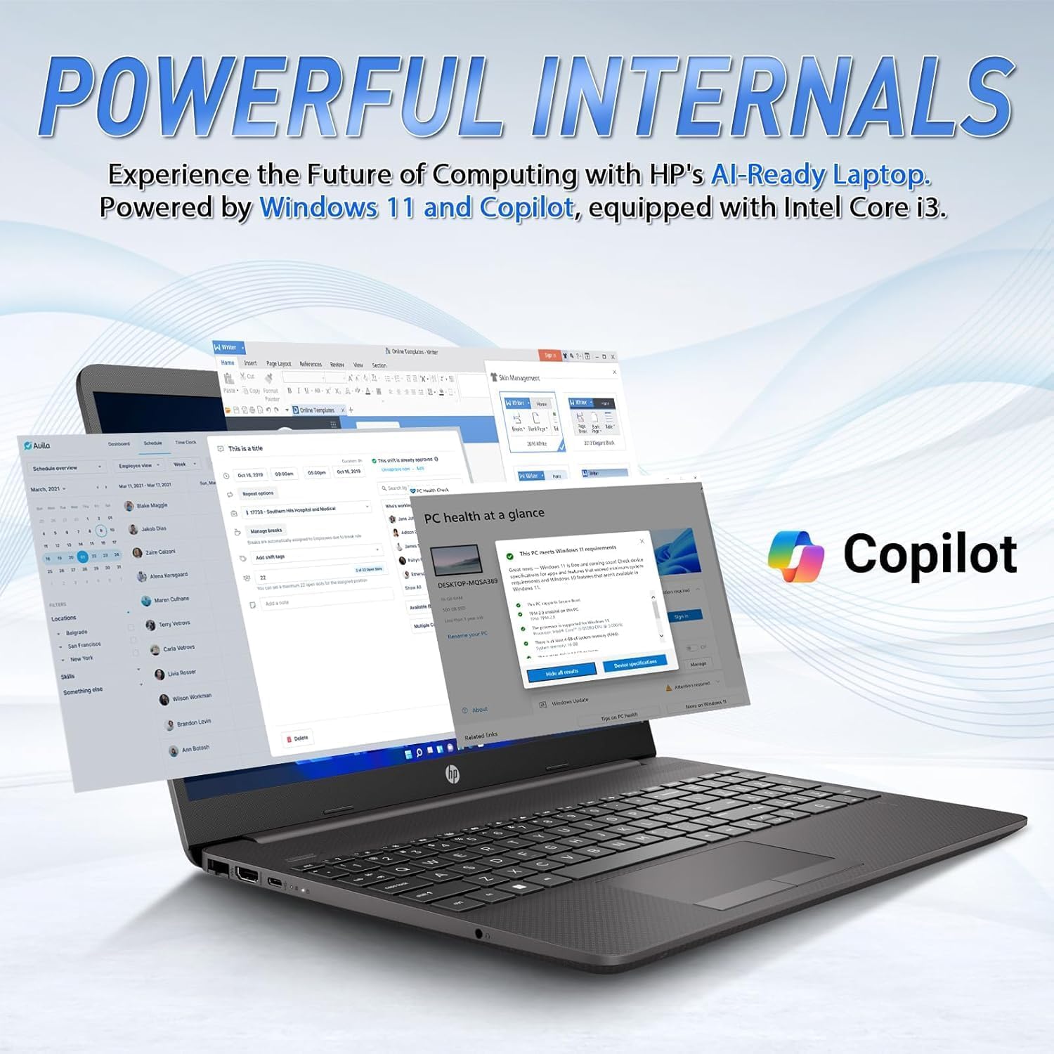 Hp 15.6 Fhd Display G9 Laptop With 12-Month Microsoft Suite  40Gb Ram  1Tb Ssd  13 Gen Core I3-1315U 6 Core Processor  Upto 12 H