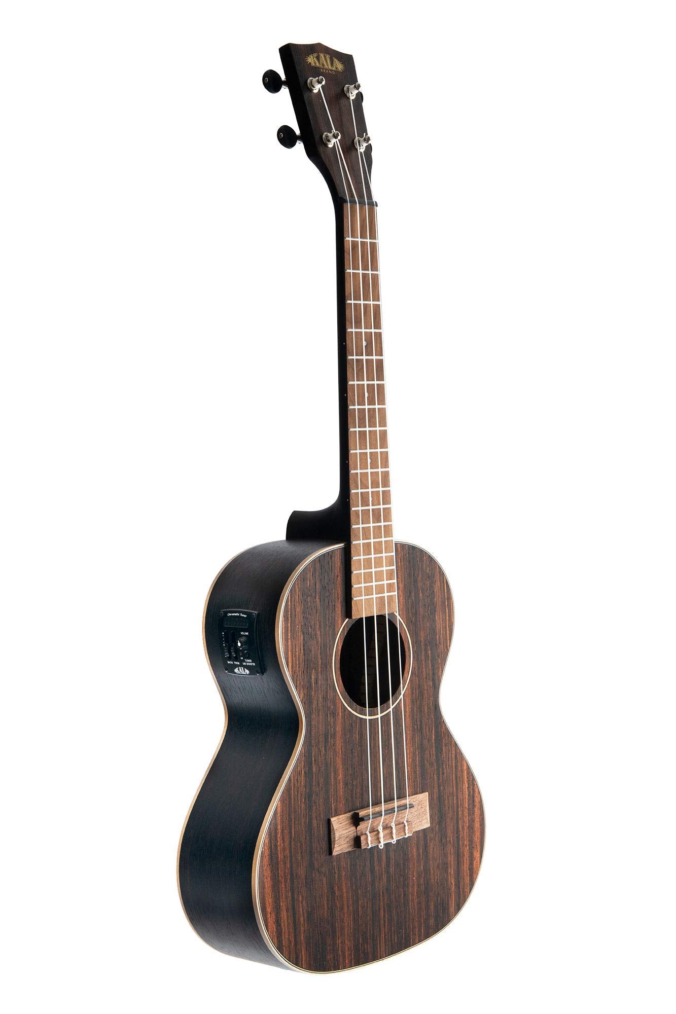 Kala Ukulele, Right, Striped Ebony, Tenor (Ka Eby Te)