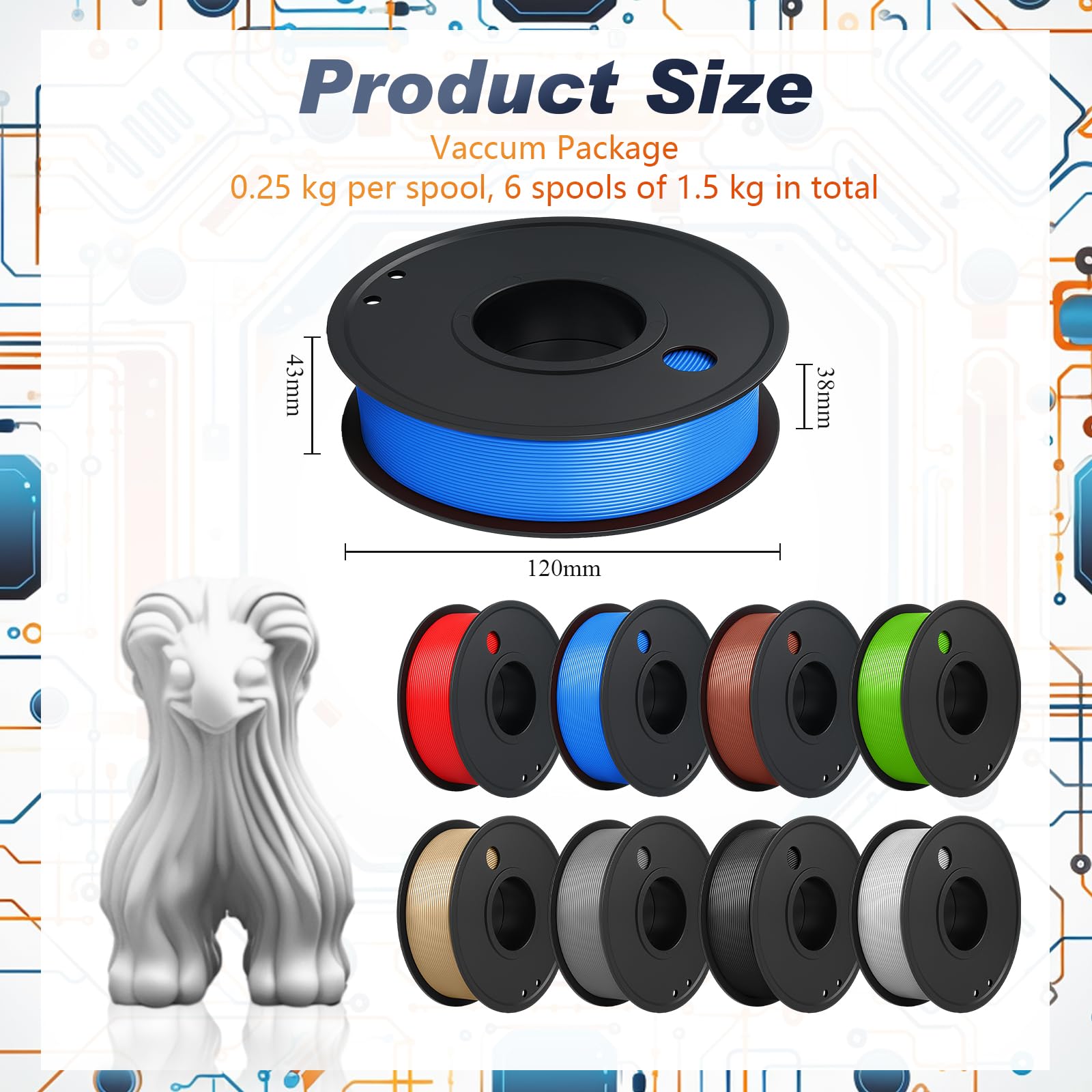 Pangda 3D Printer Filament Bundle 1.75Mm Multicolor Matte Or Silk Pla Filament 3D Printing Material For Halloween Thanksgiving D