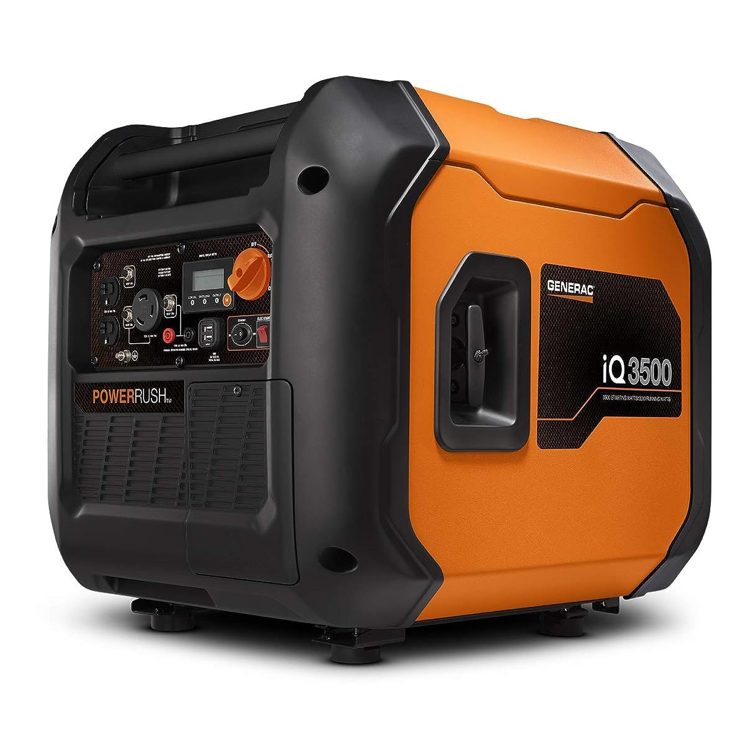 Generac 7127 Iq3500 3,500 Watt Gas Powered Portable Inverter Generator   Durable, Lightweight Design With Parallel Capability  