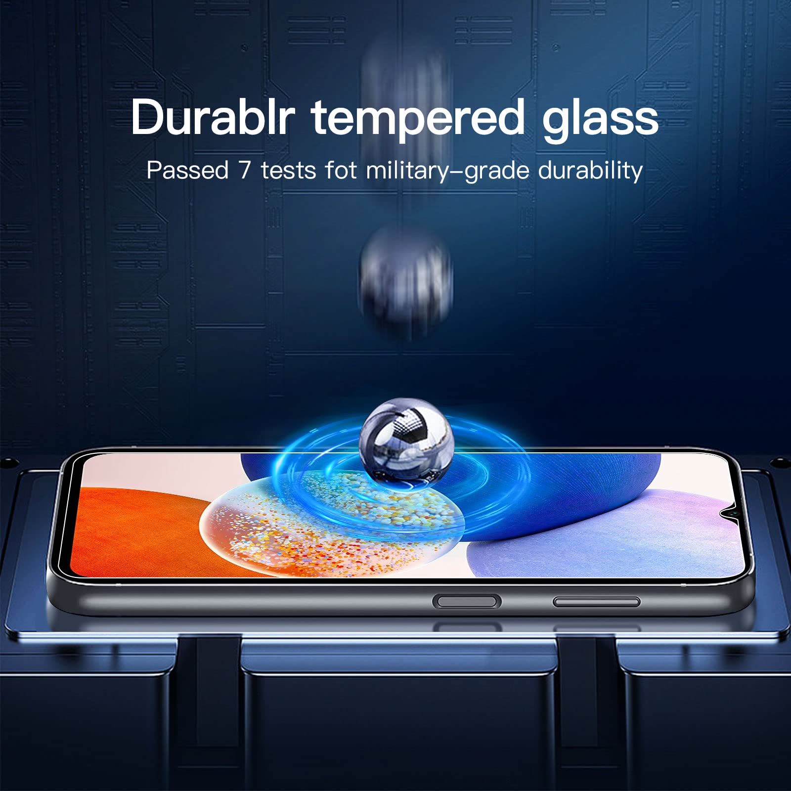 New'C 3 Pack Designed For Samsung Galaxy A14 5G/4G, M14 5G Screen Protector Tempered Glass, Anti Scratch, Bubble Free, Ultra Res