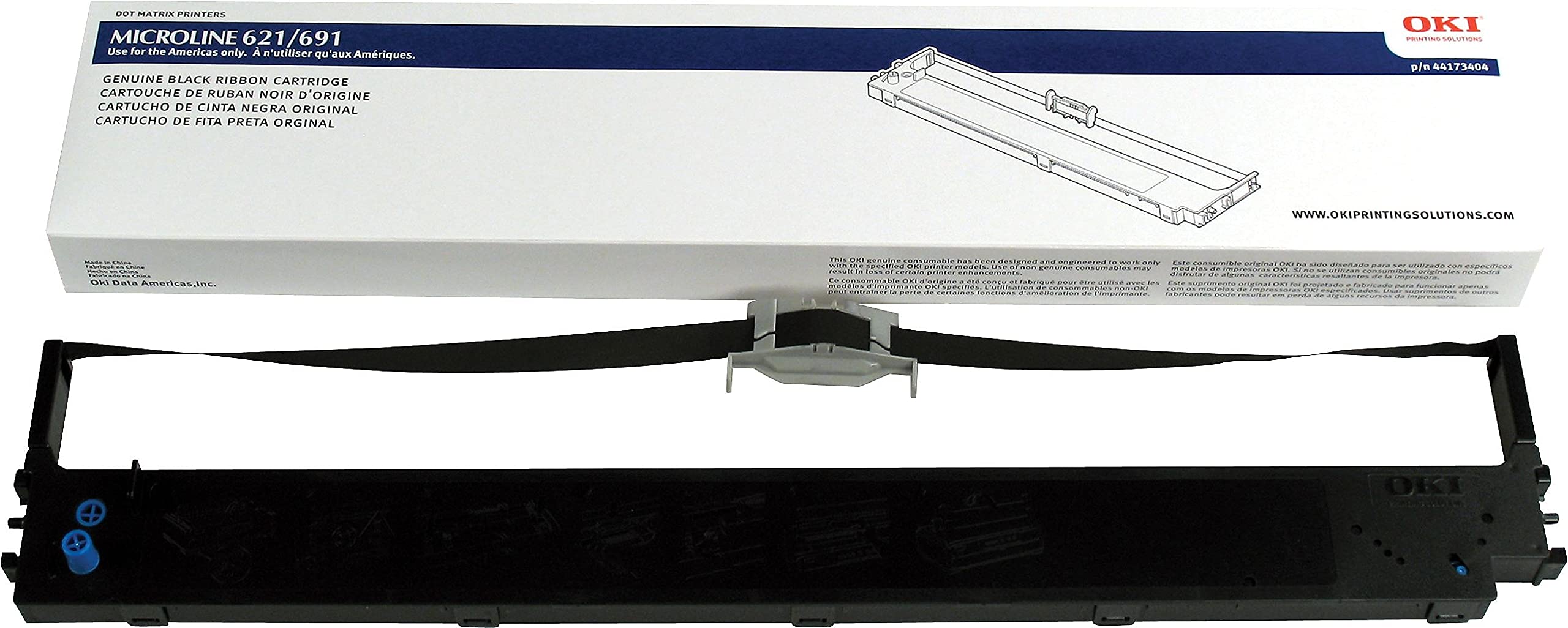 Innovera Ac O0621 Compatible Printer Ribbon For 44173404   Black