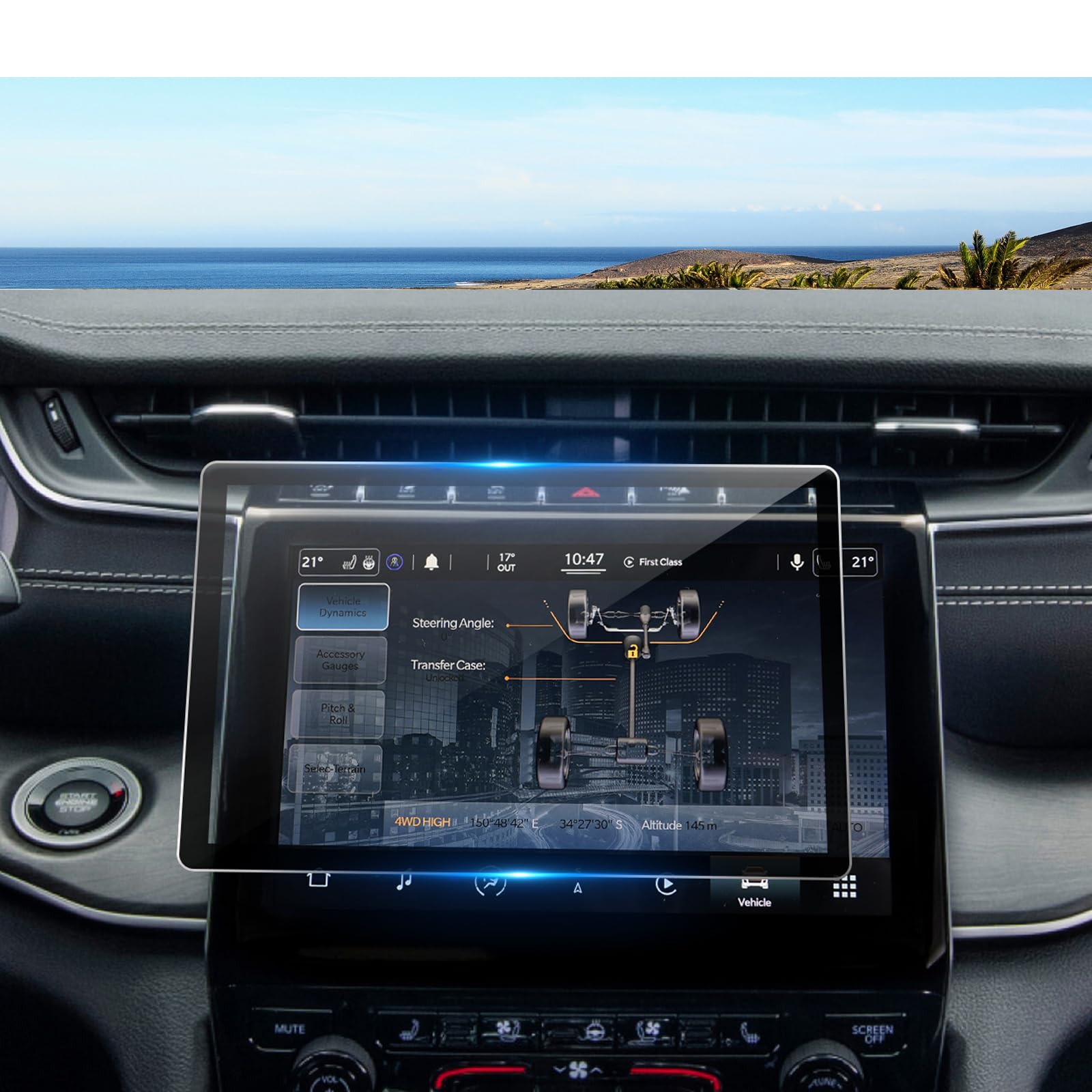 Coleya 2022 2023 2024 Grand Cherokee Screen Protector For Jeep Grand Cherokee (Limited/Overland/Summit/Summit Reserve/Trailhawk)