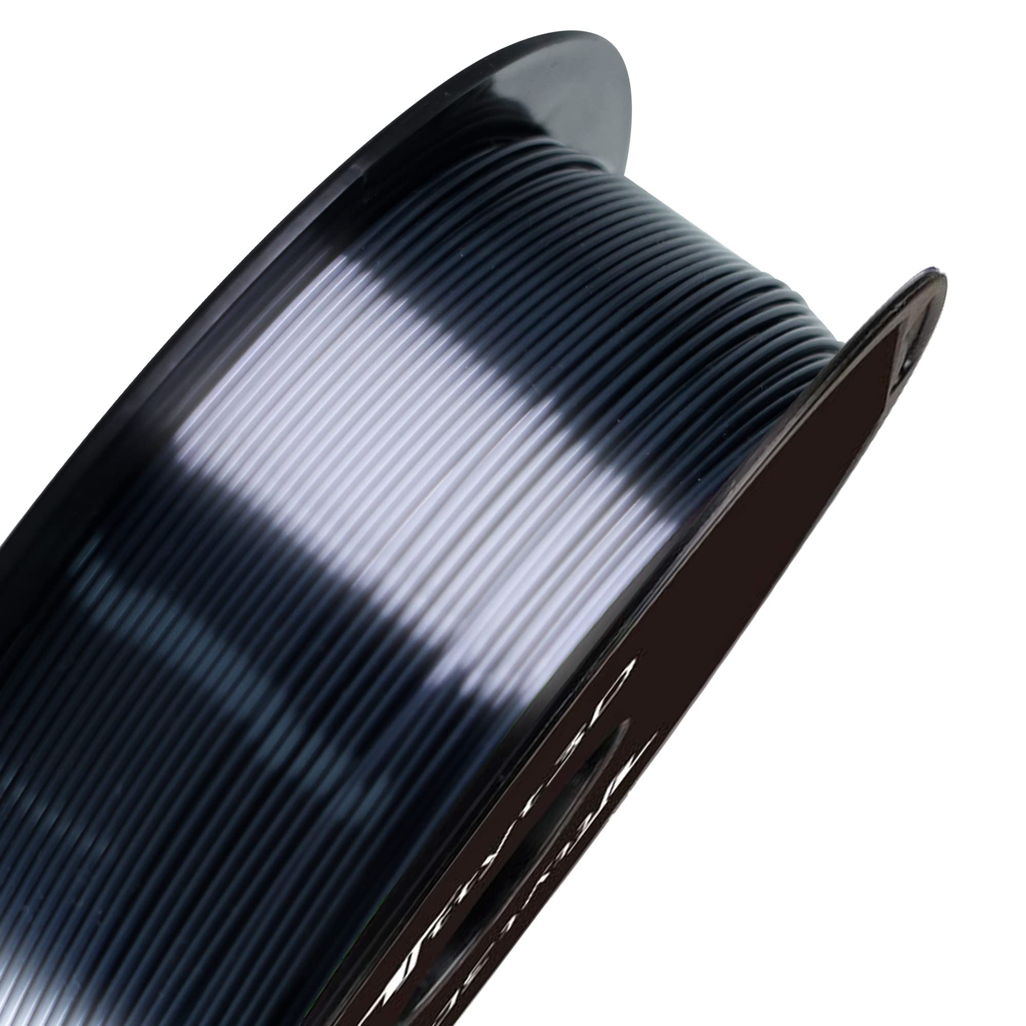 Ttyt3D 3D Printer Shiny Silk Metal Sparkle Black Pla Filament, 1.75Mm 3D Printing Material 1Kg Spool Widely Compatible For Fdm 3