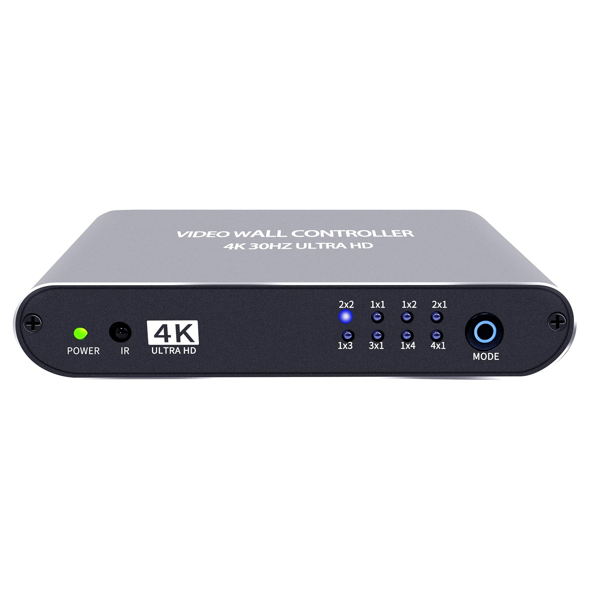 Video Wall Controller 2X2 4K Uhd Tv Wall Controller 1X2 2X1 1X3 3X1 1X4 4X1 Support 4K30 Hdmi Input For Max 4 Tv Splicing Display