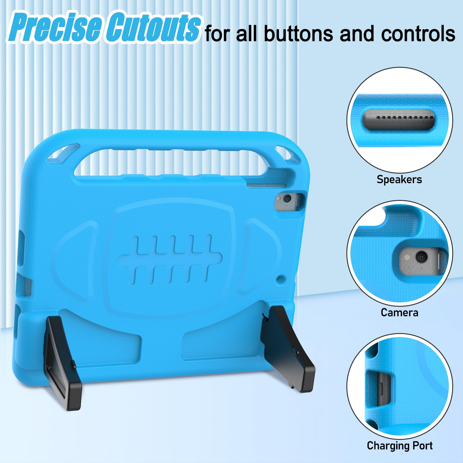 Ltrop Kids Case For Ipad 9Th / 8Th / 7Th Generation 10.2 Inch (2021/2020/ 2019), Shockproof Ipad 10.2    Case With Built In Scre