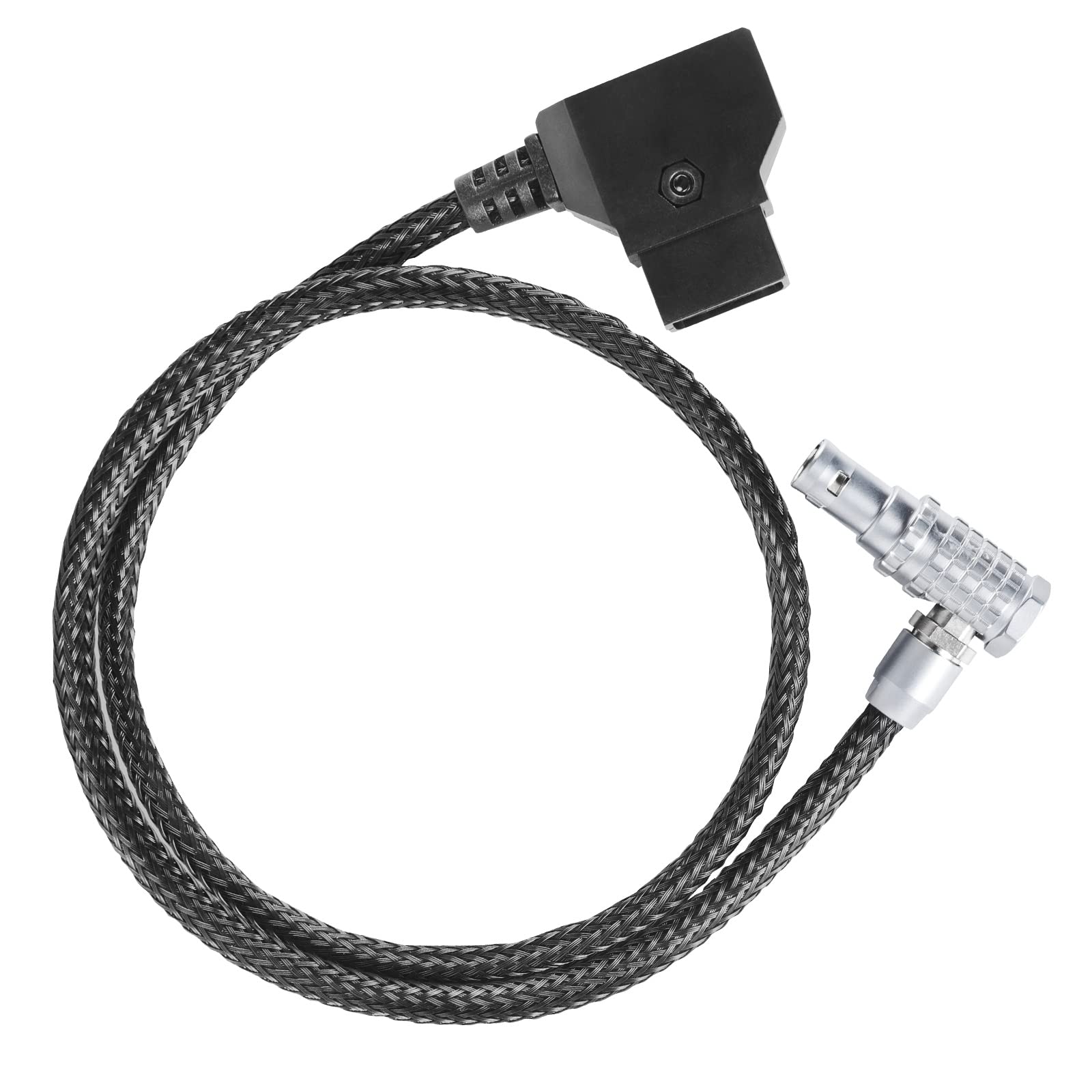 Red� Komodo� 2 Pin Right Angle To D Tap&P Tap Cable Made With Super Soft Wire And Protected With Techflex Braid 18.1Inches(Power Cable)
