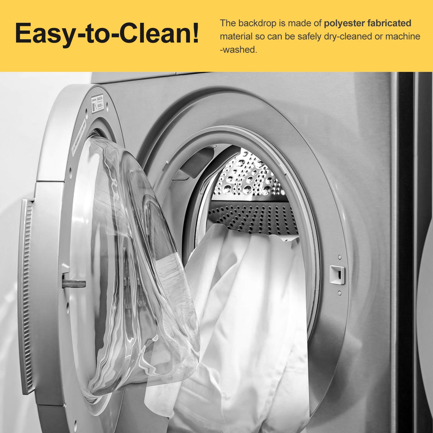 Julius Studio 10 Ft. X 20 Ft. Large Heavy Duty White Backdrop, Pure White Seamless Background, A+ Grade High Density > Standard, Synthetic Long Life Screen Fabric For Photo Video Studio, Jsag198