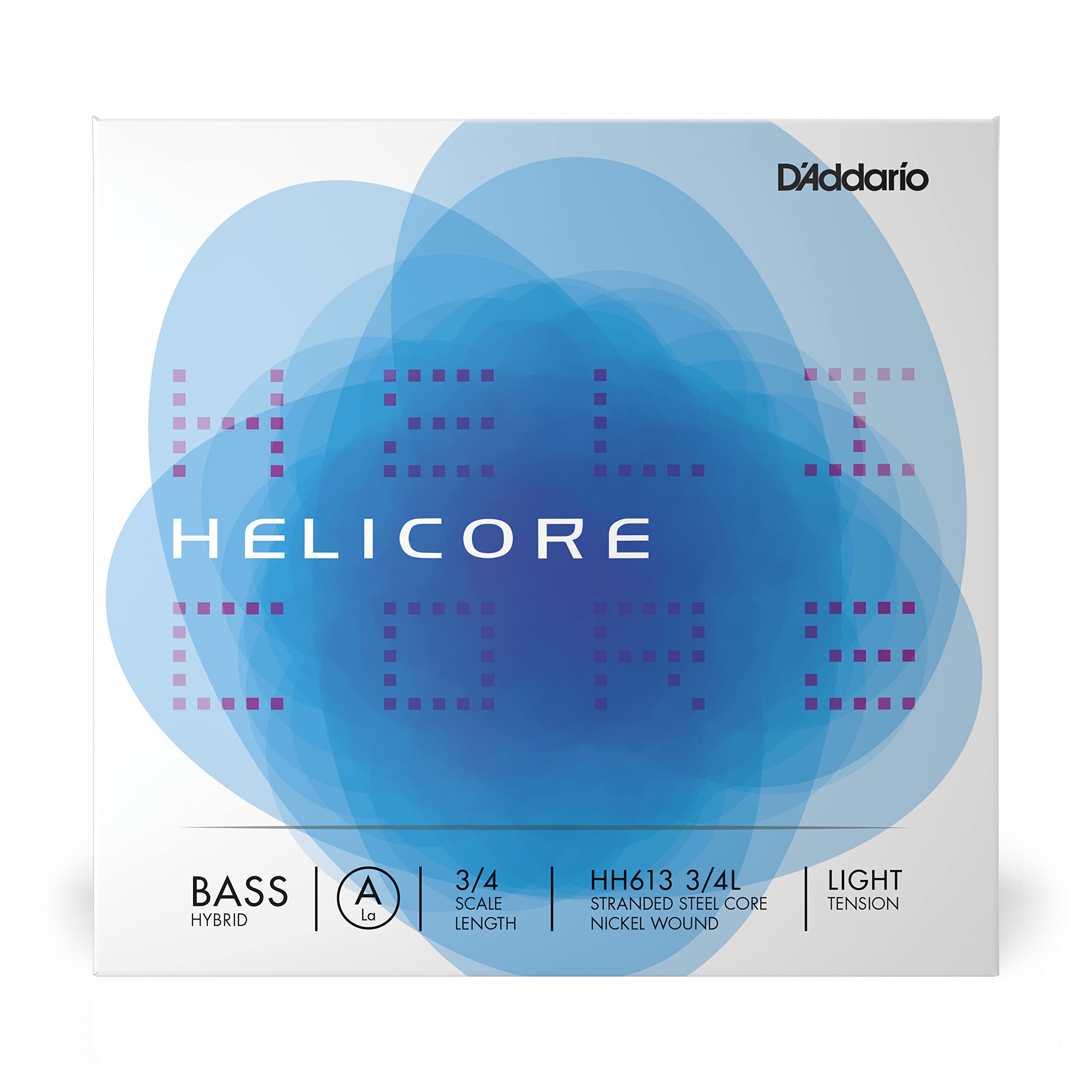D'Addario Helicore Hybrid Bass Single A String, 3/4 Scale, Light Tension