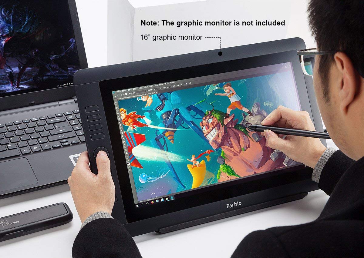 Parblo Pr 100 Drawing Tablet Stand,Stable,Adjustable For 10 To 16 Inches Digital Graphics Drawing Monitors Art Tablets Laptops,