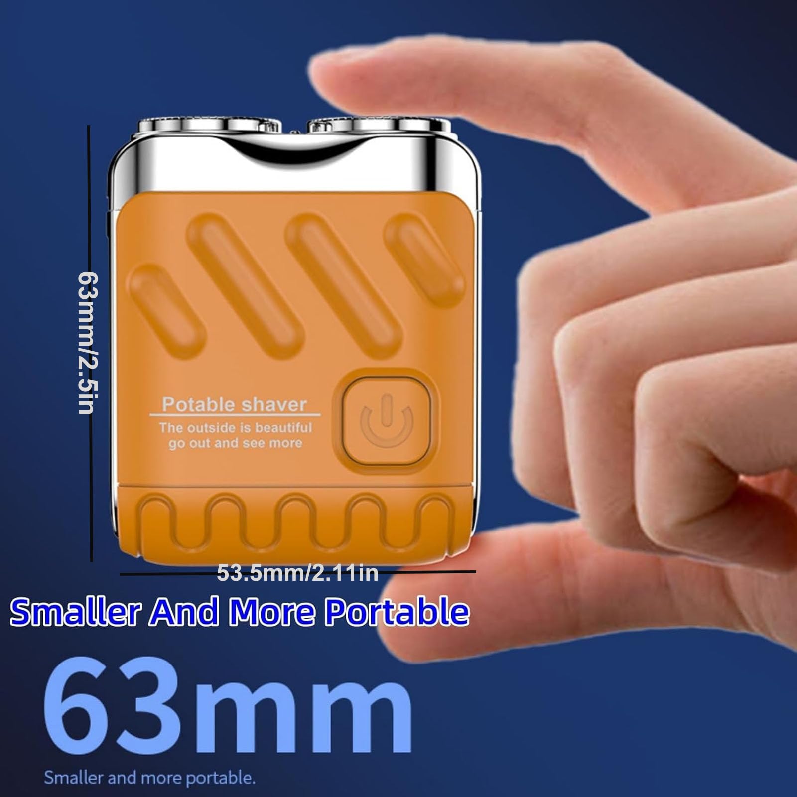 R 12 Luggage Electric Shaver, Mini Beard Shaver With Portable Suitcase Design, Usb Rechargeable One Button Long Lasting For Home