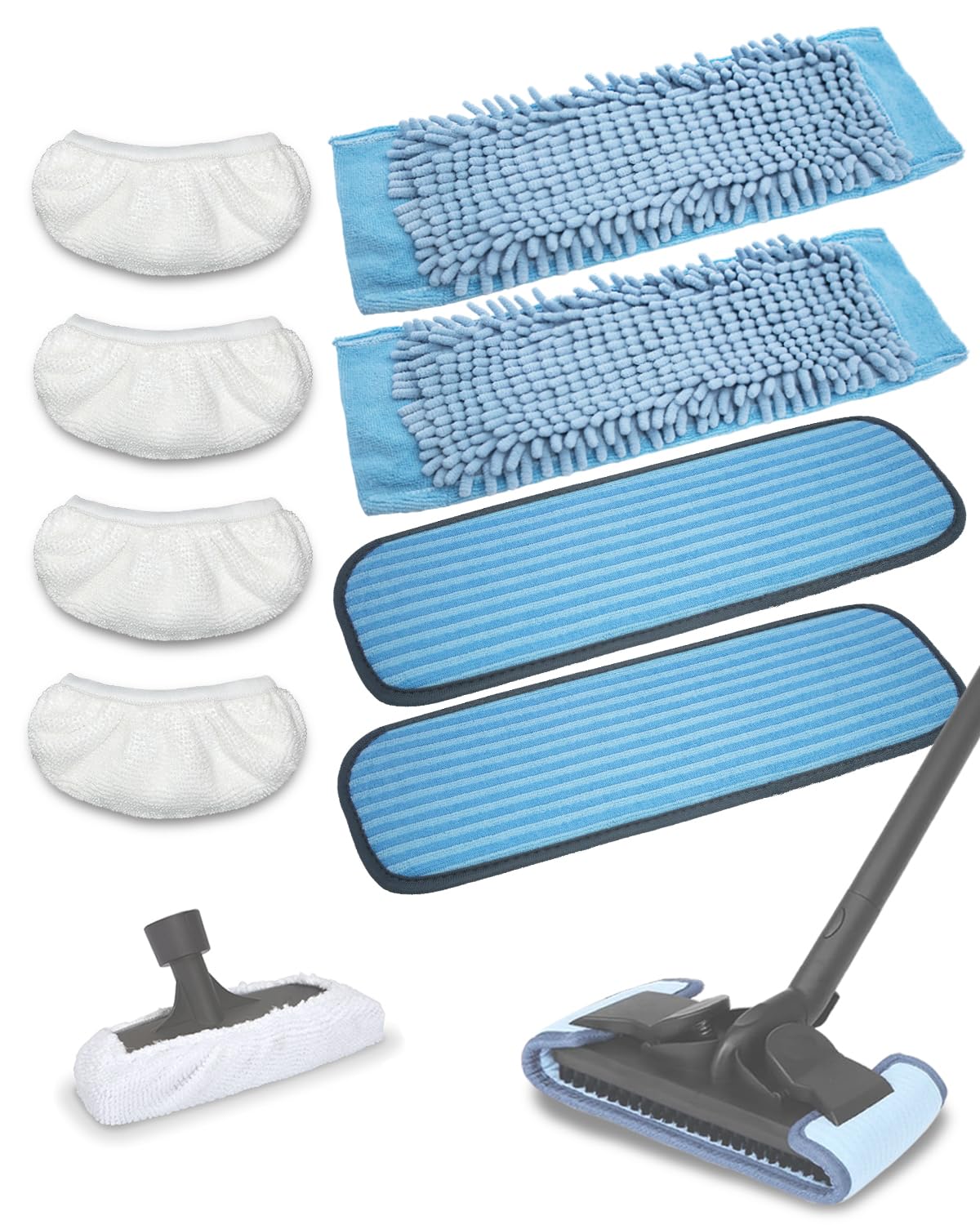 RuannoClean Steam Mop Pads Compatible with GOATCLEAN/Wagner Steam Cleaner