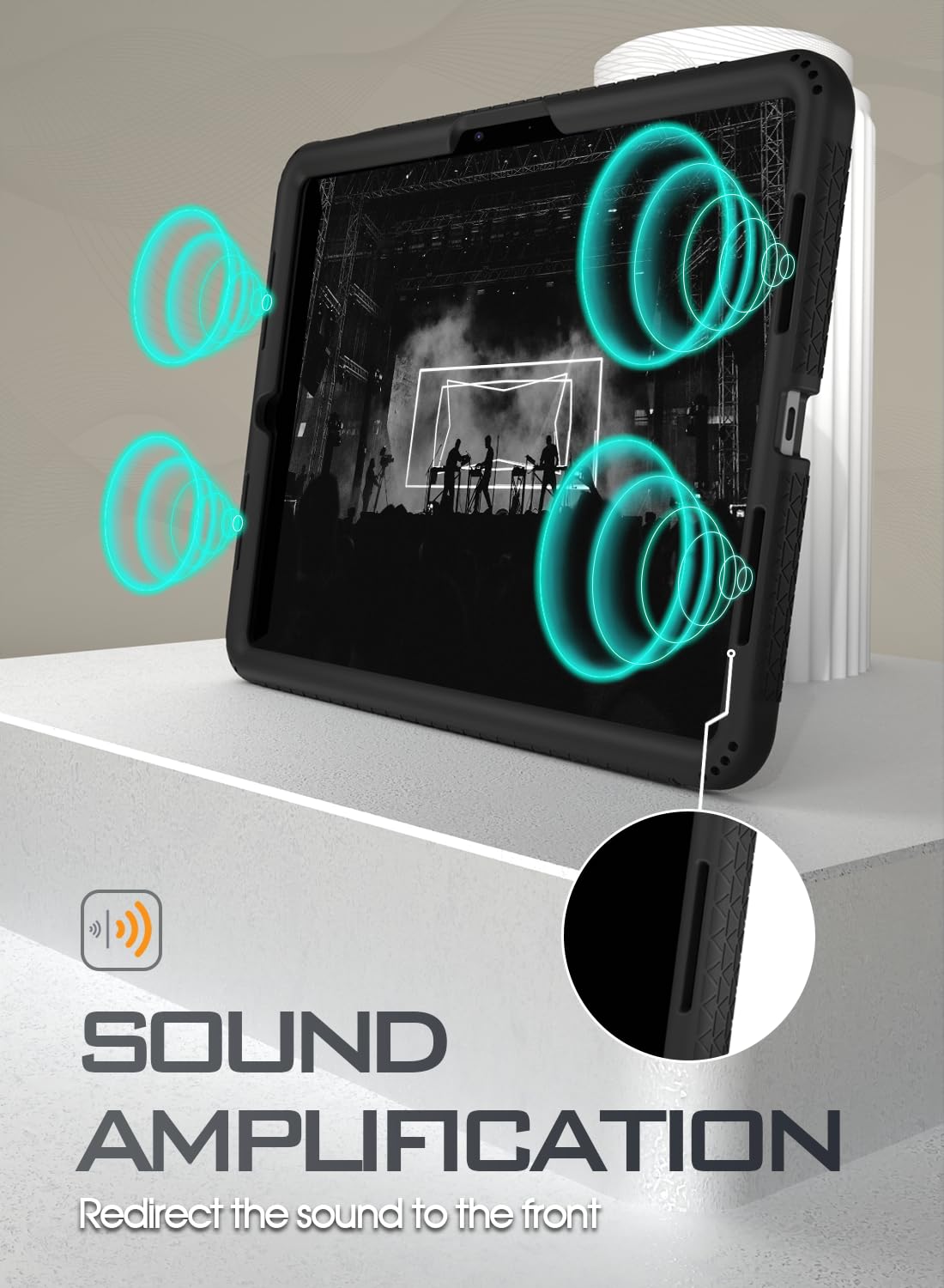 Poetic Turtleskin Case For Ipad Pro 11 Inch 2024 M4 5Th Gen, Heavy Duty Shockproof Rugged Kids Friendly Drop Protection Silicone