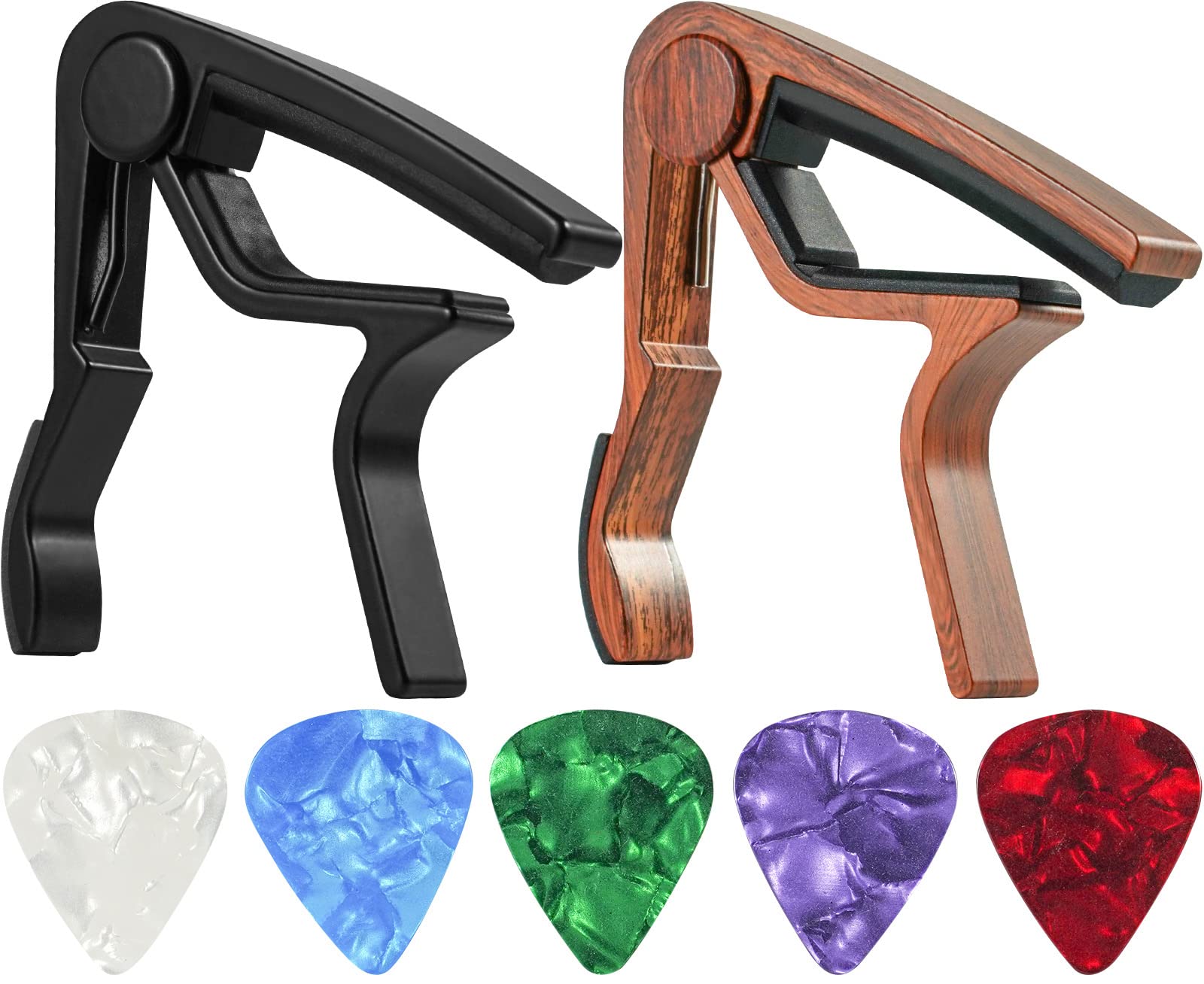 Guitar Capo For Acoustic And Electric Guitar Accessories 2 Pack