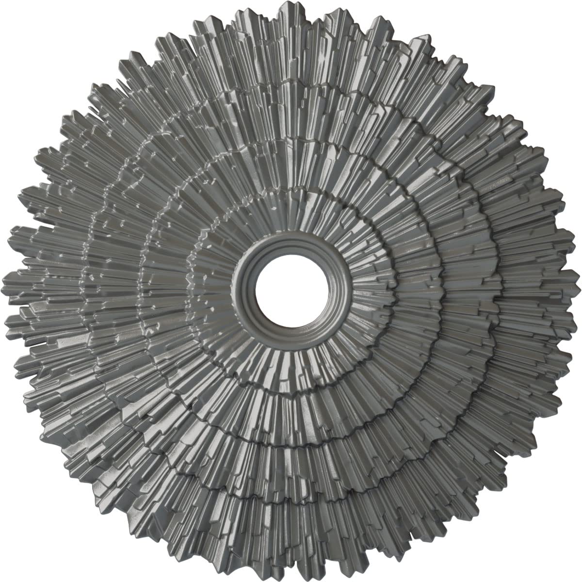 Ekena Millwork CM24ENSLS Eryn Ceiling Medallion, Silver
