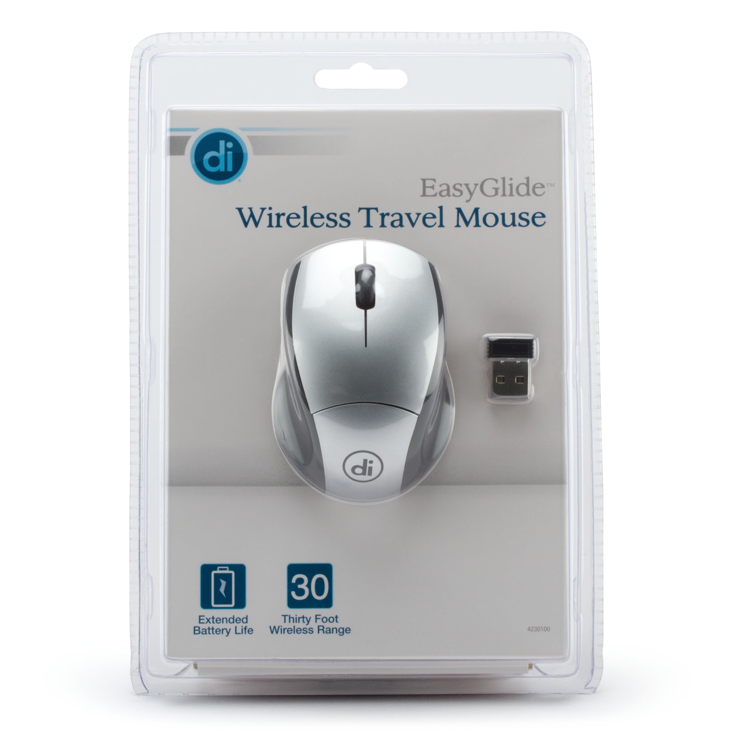 Micro Innovations Digital Innovations Easyglide Wireless Travel Mouse (4230100), Black