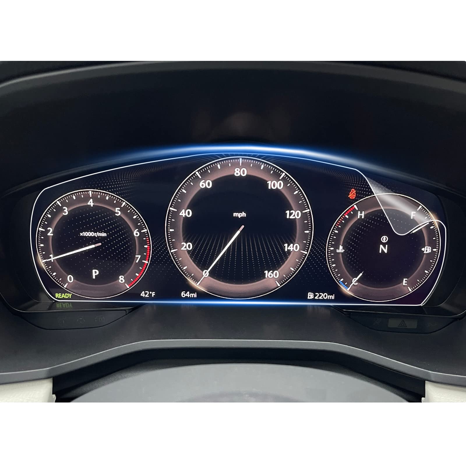 Shaohao For 2024 Mazda Cx 90 Screen Protector 12.3 In 2024 Cx 90 Screen Protector 12.3' Hd Clear Lcd Meter Display Screen Mazda Cx 90 2024 Accessories