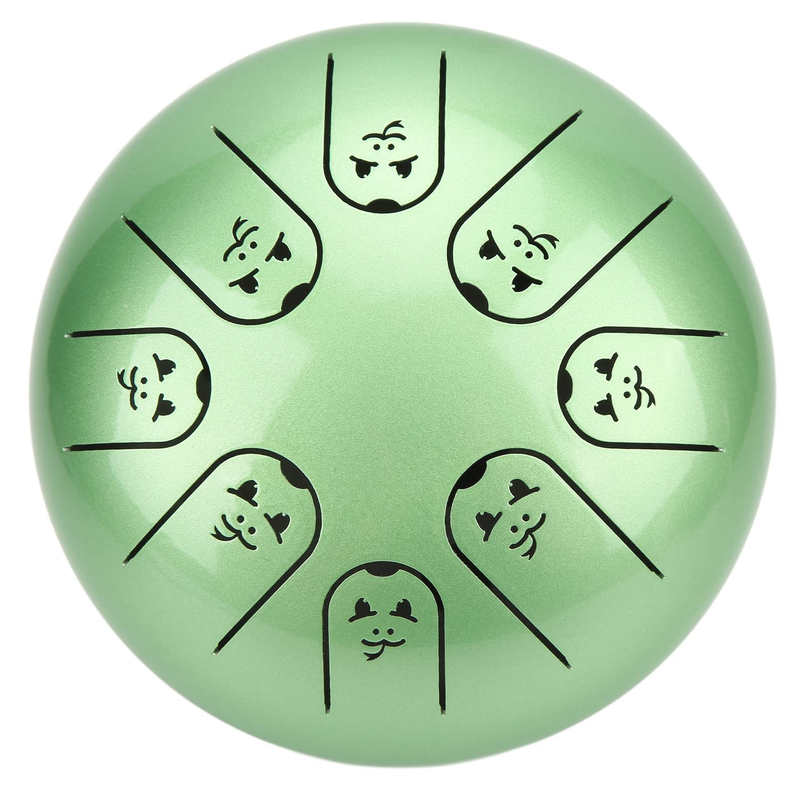 Chakra Tank Drum, Tongue Drum Green 5.5 Inch Steel Alloy For Fun Performance