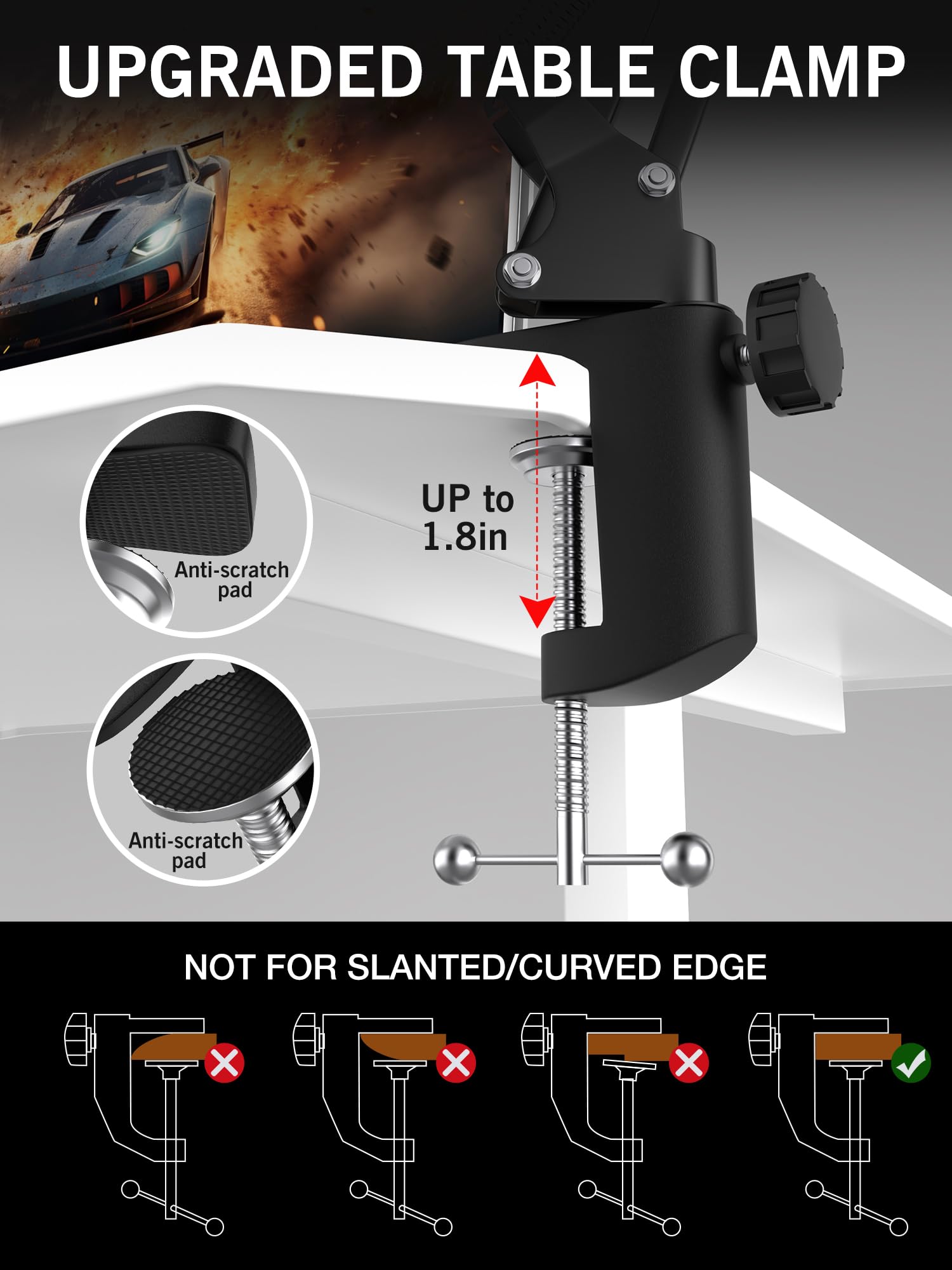 Seiren V3 Mini Boom Arm   Mic Arm For Razer Mini, Seiren V2, Seiren X And Most Microphone, Adjustable Boom Scissor Arm Stand Wit