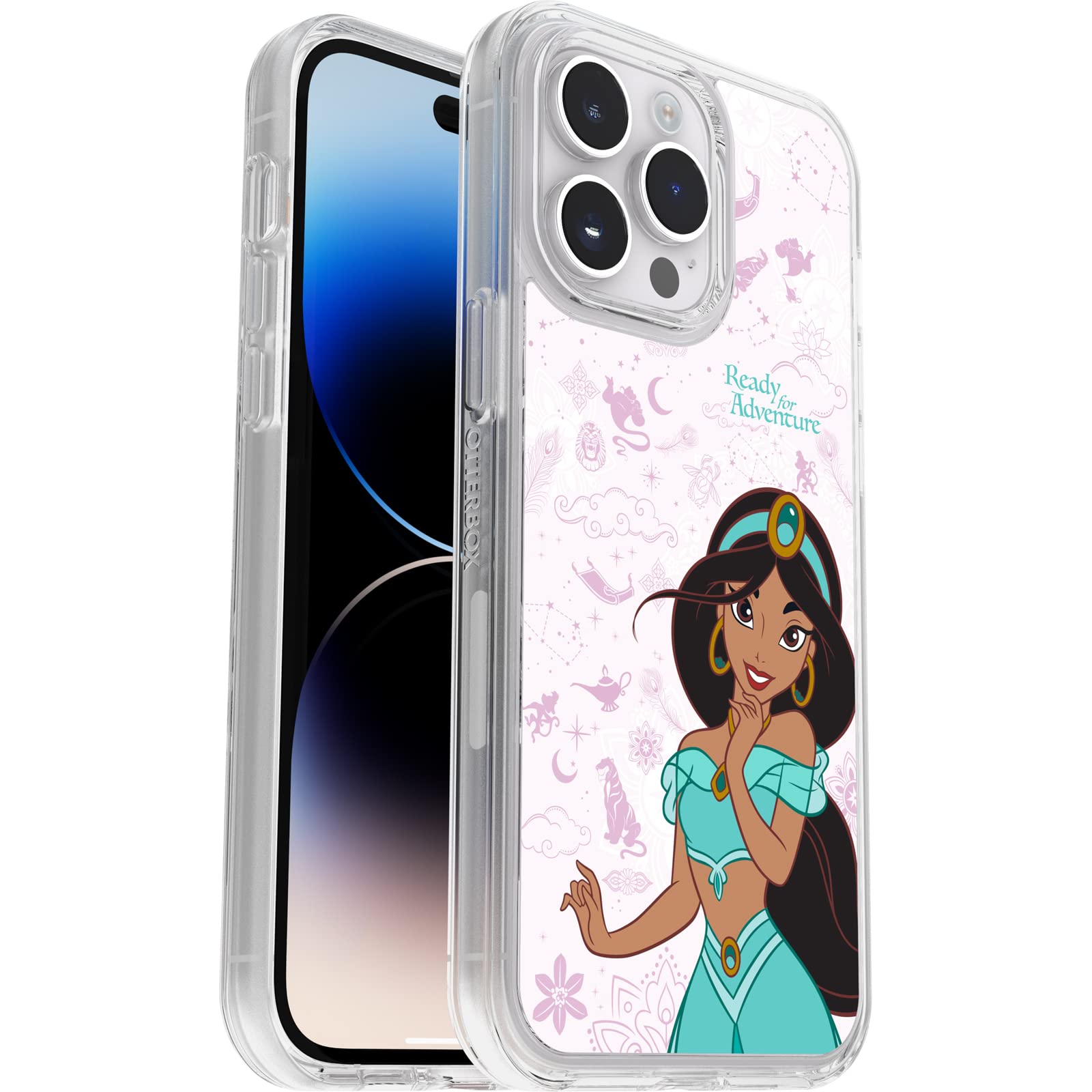 Otterbox Iphone 14 Pro Max Symmetry Series+ Case   Jasmine Adventure, Ultra Sleek, Snaps To Magsafe, Raised Edges Protect Camera