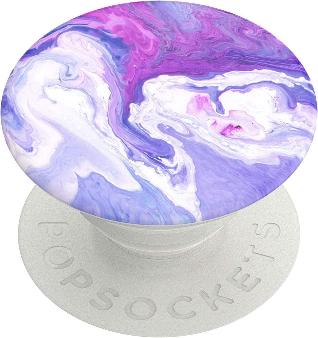 Popsockets Phone Grip With Expanding Kickstand, Watercolor Popgrip   Lavender Flow